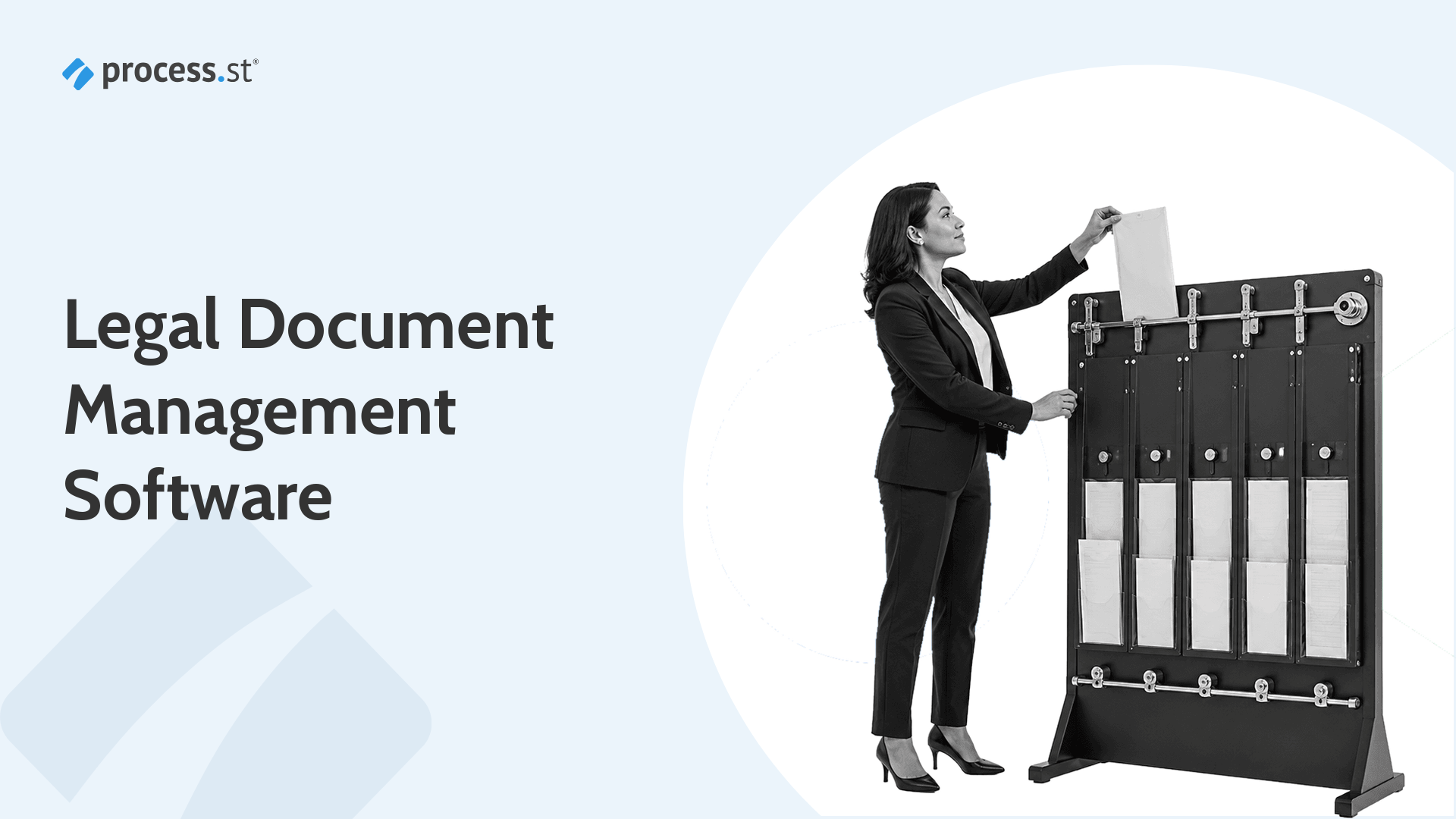 Legal operations manager using a legal document control board for legal document management software