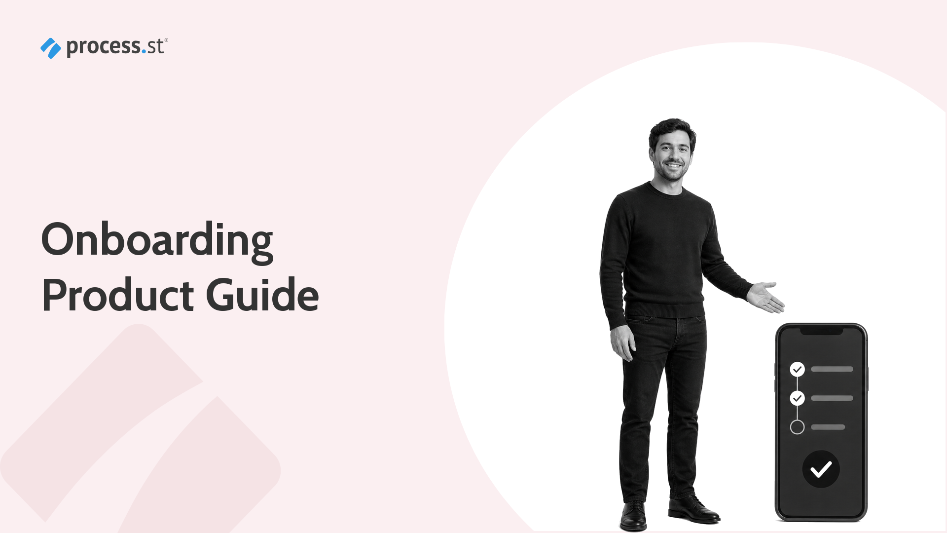 Onboarding product guide showing a path from signup to user activation