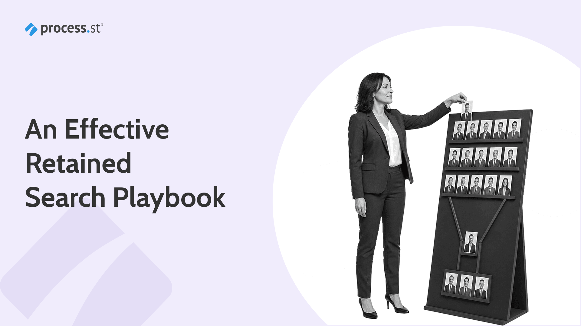 HR leader running a retained executive search process