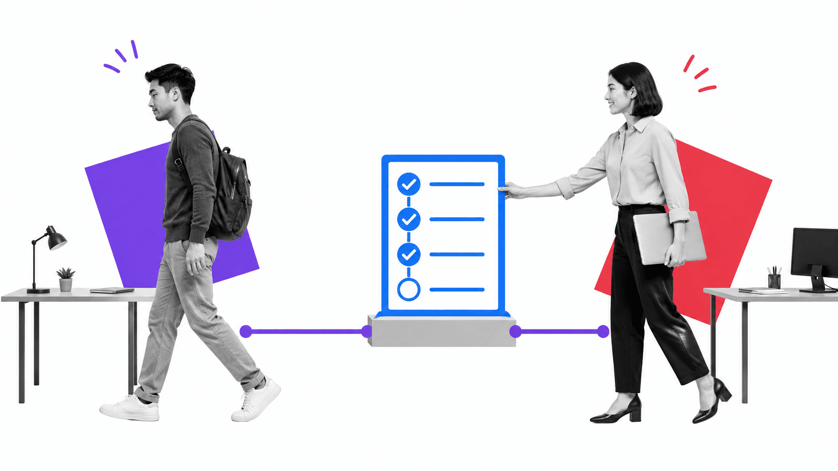 One employee leaving while a repeatable process stays anchored in place and a colleague from another function picks it up and keeps running it