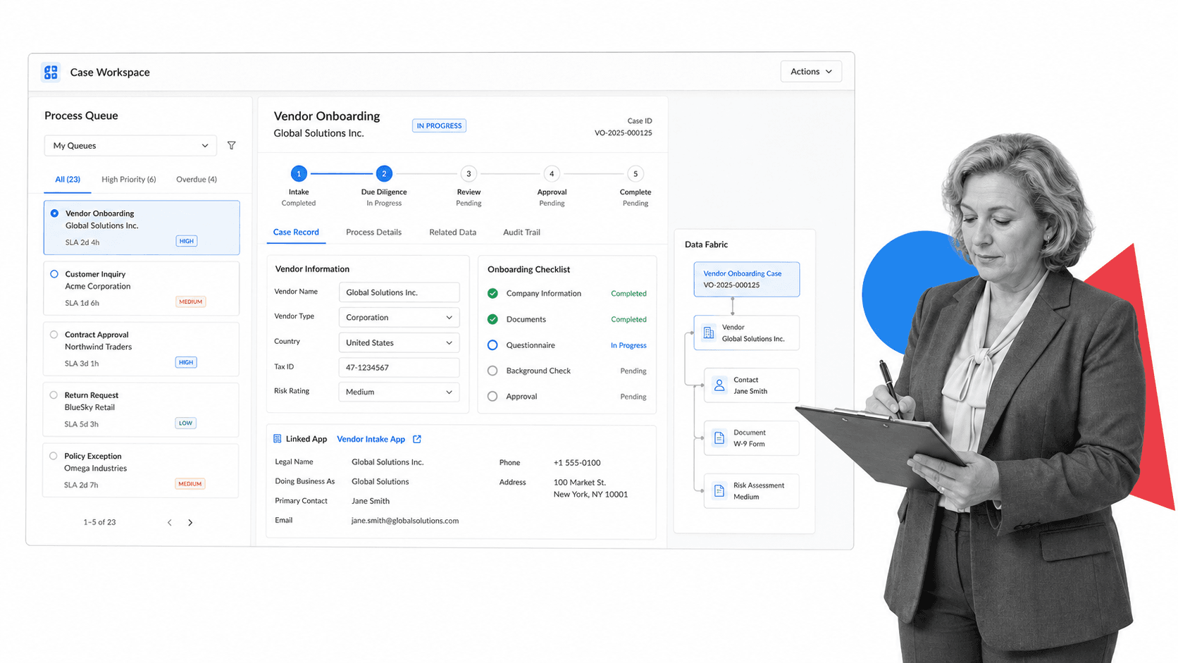 Appian product interface as a Flokzu alternative for enterprise low-code applications, process automation, and case work
