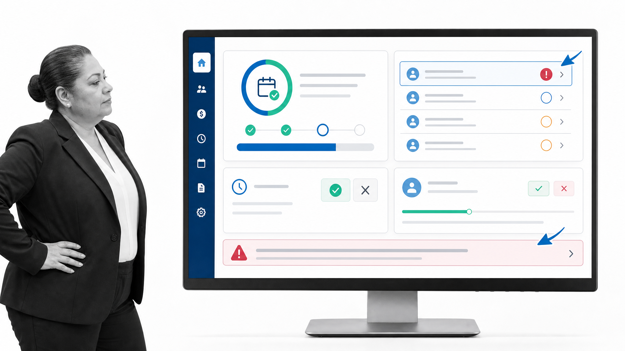 Paychex Flex employer dashboard with payroll status, employee tasks, time off, and HR alerts