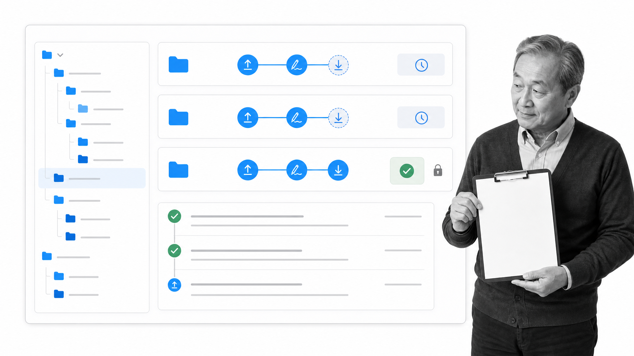 SmartVault secure legal client portal with document requests, folders, signatures, and activity log