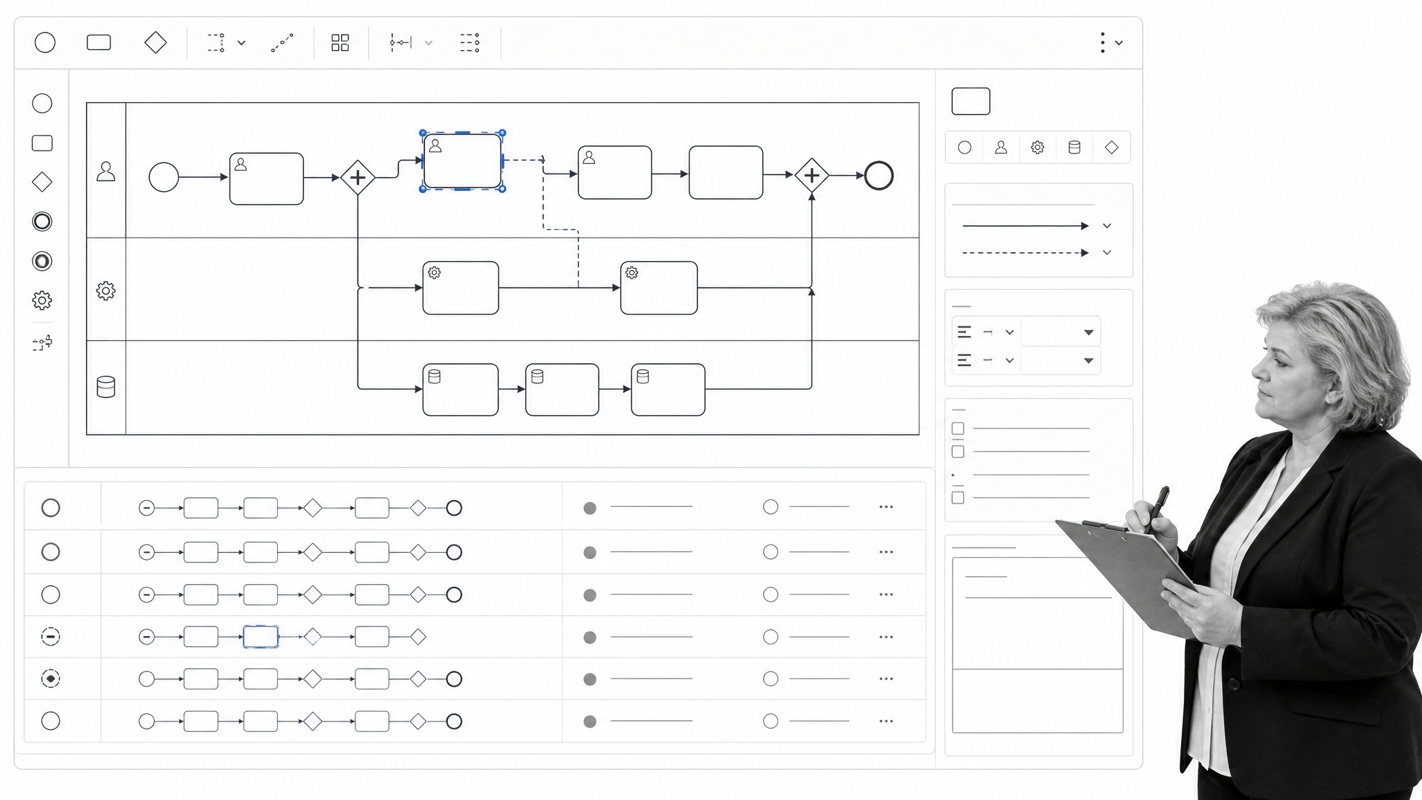 Camunda product interface as a Newgen alternative for developer-led BPMN orchestration across people, systems, and services