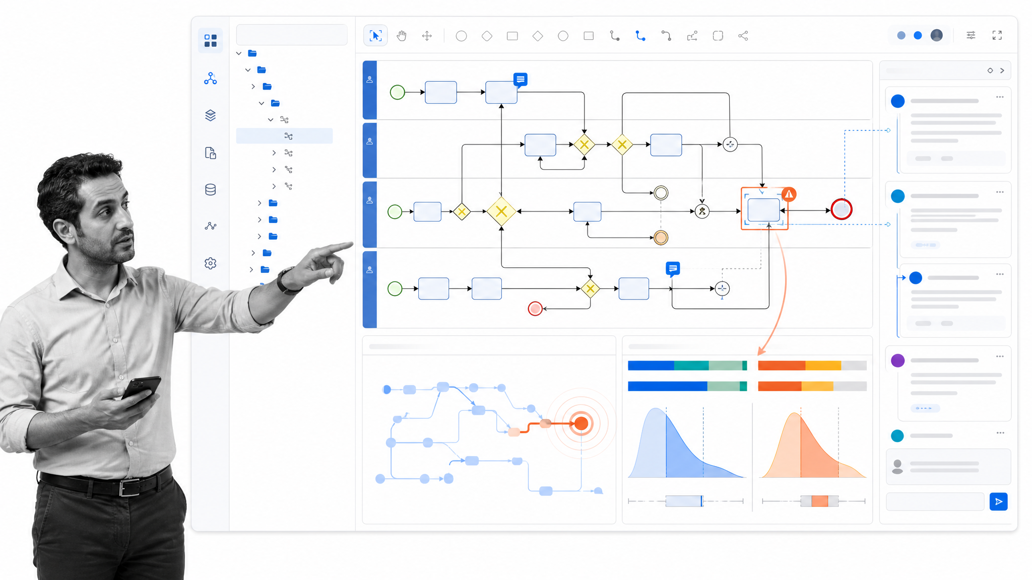 SAP Signavio product interface as a Newgen alternative for enterprise process modeling, simulation, and transformation analysis