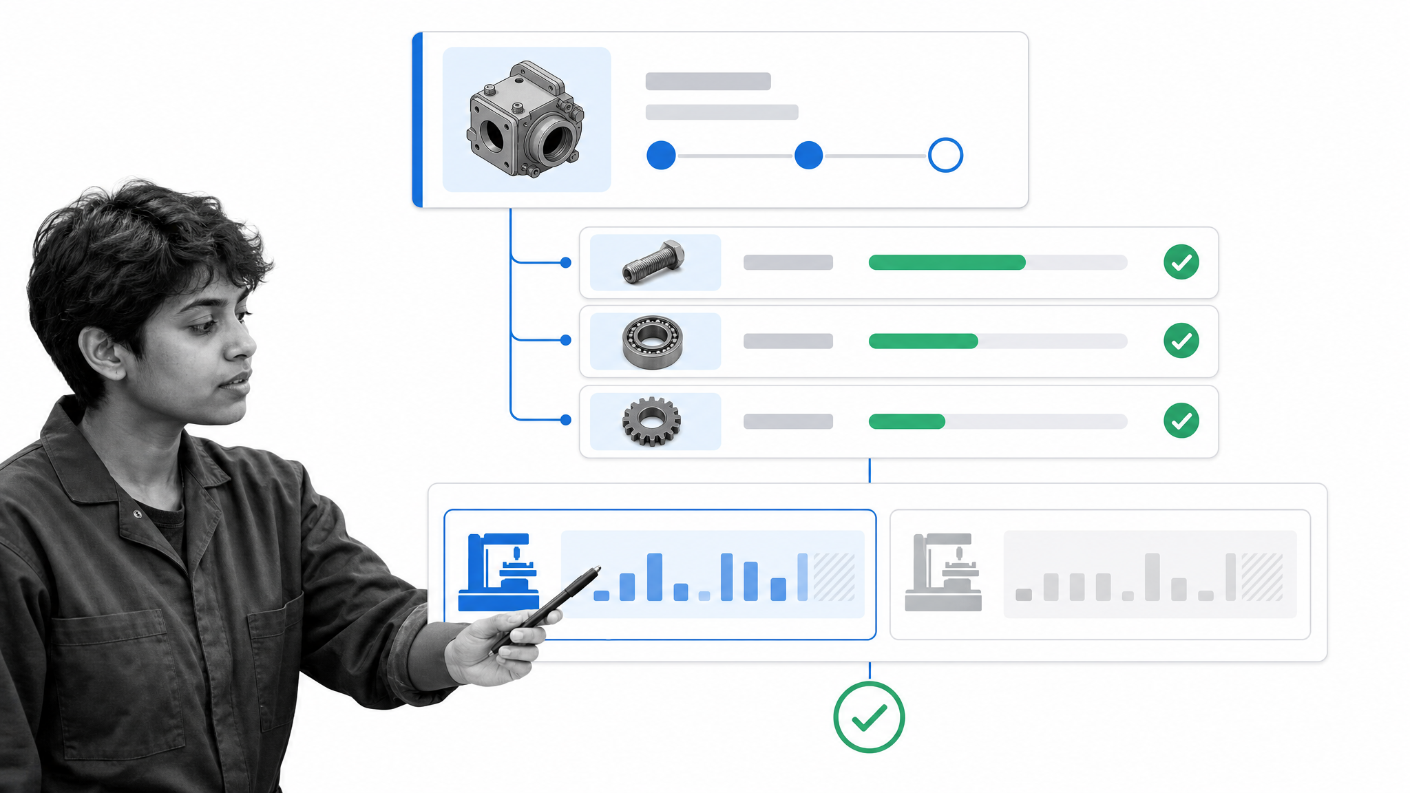 Odoo manufacturing order with component availability and work-center capacity planning