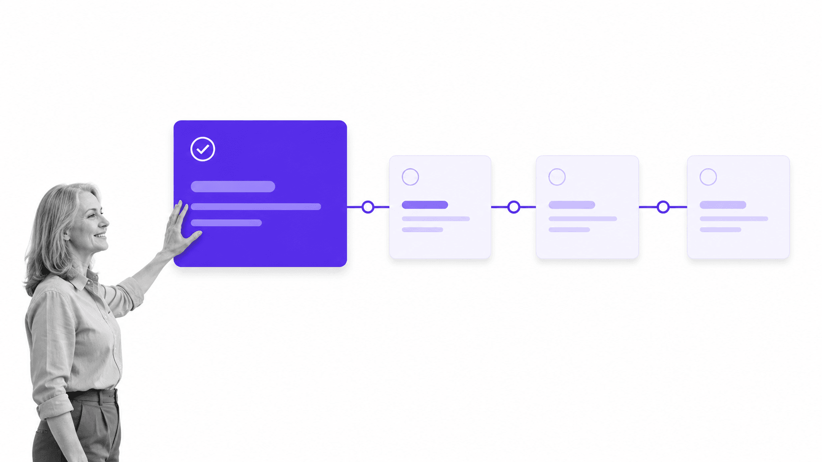 A professional placing the highest-priority task first