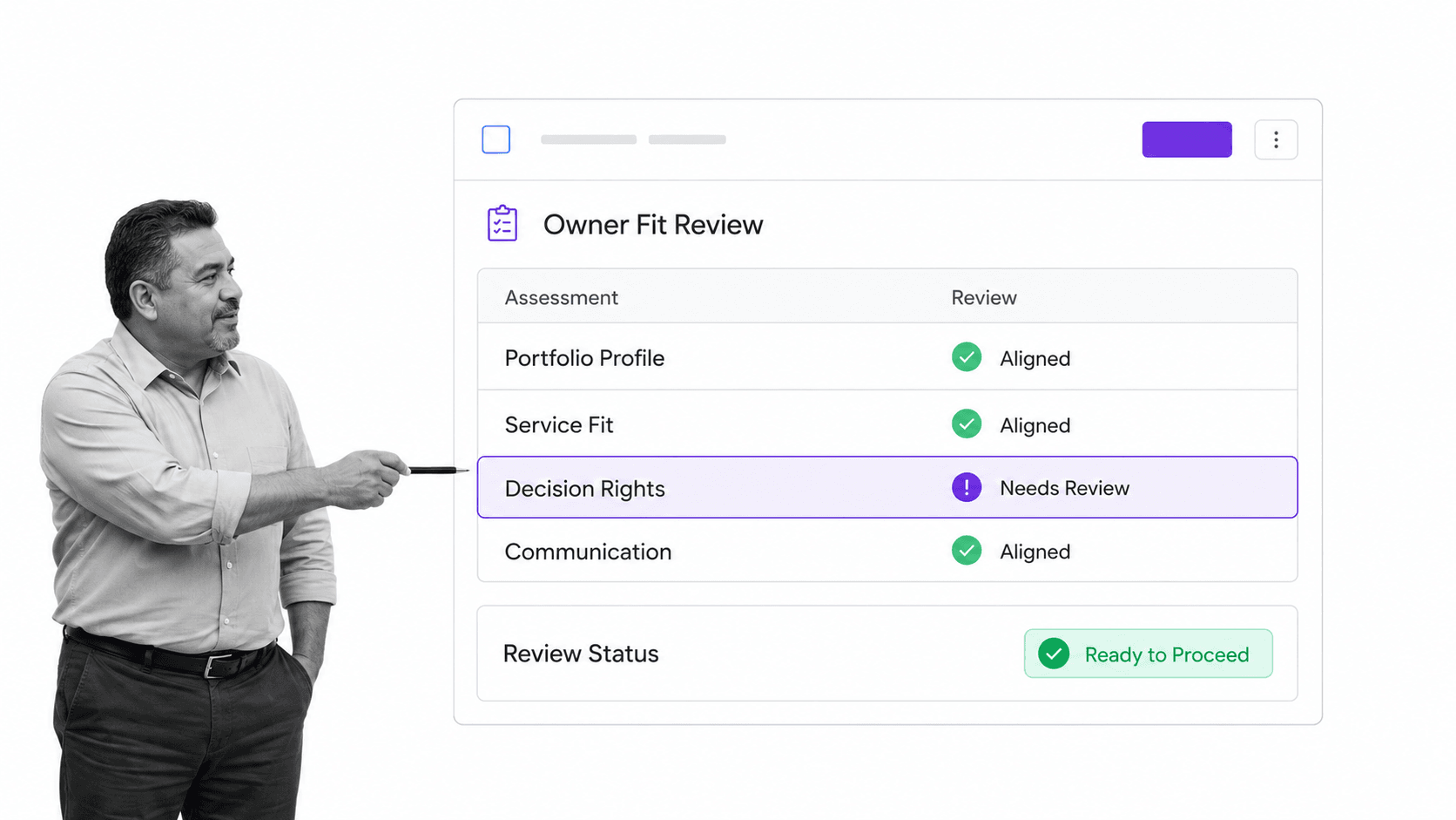 Landlord screening workflow with portfolio fit and agreement checks