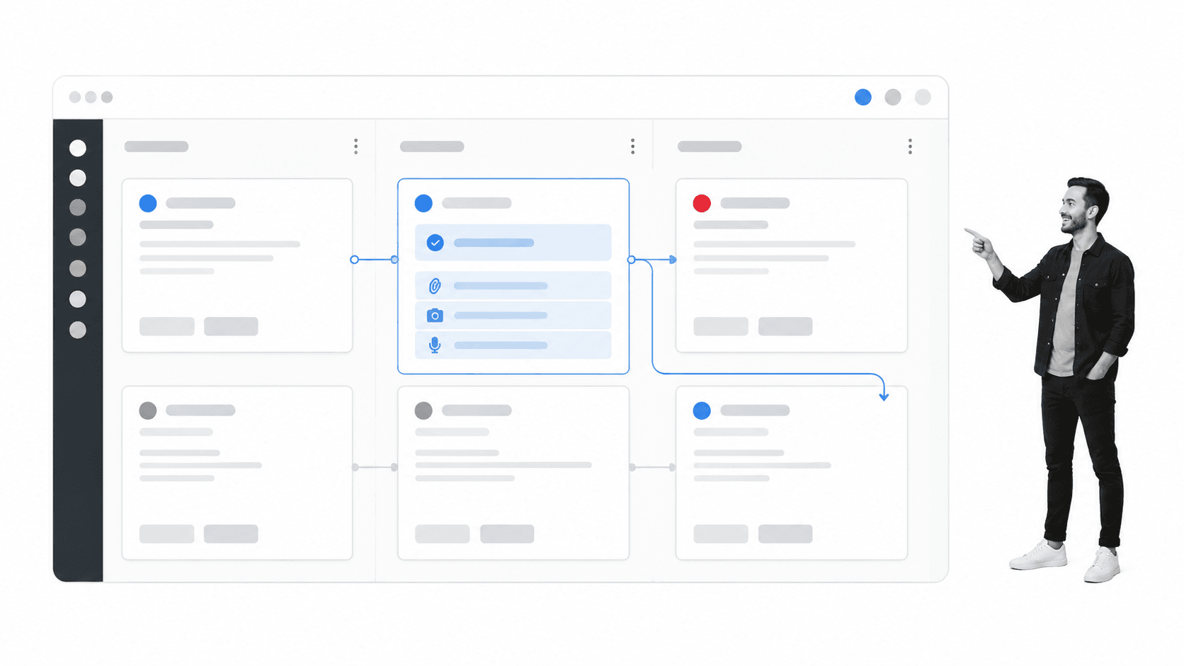 Online workflow execution path