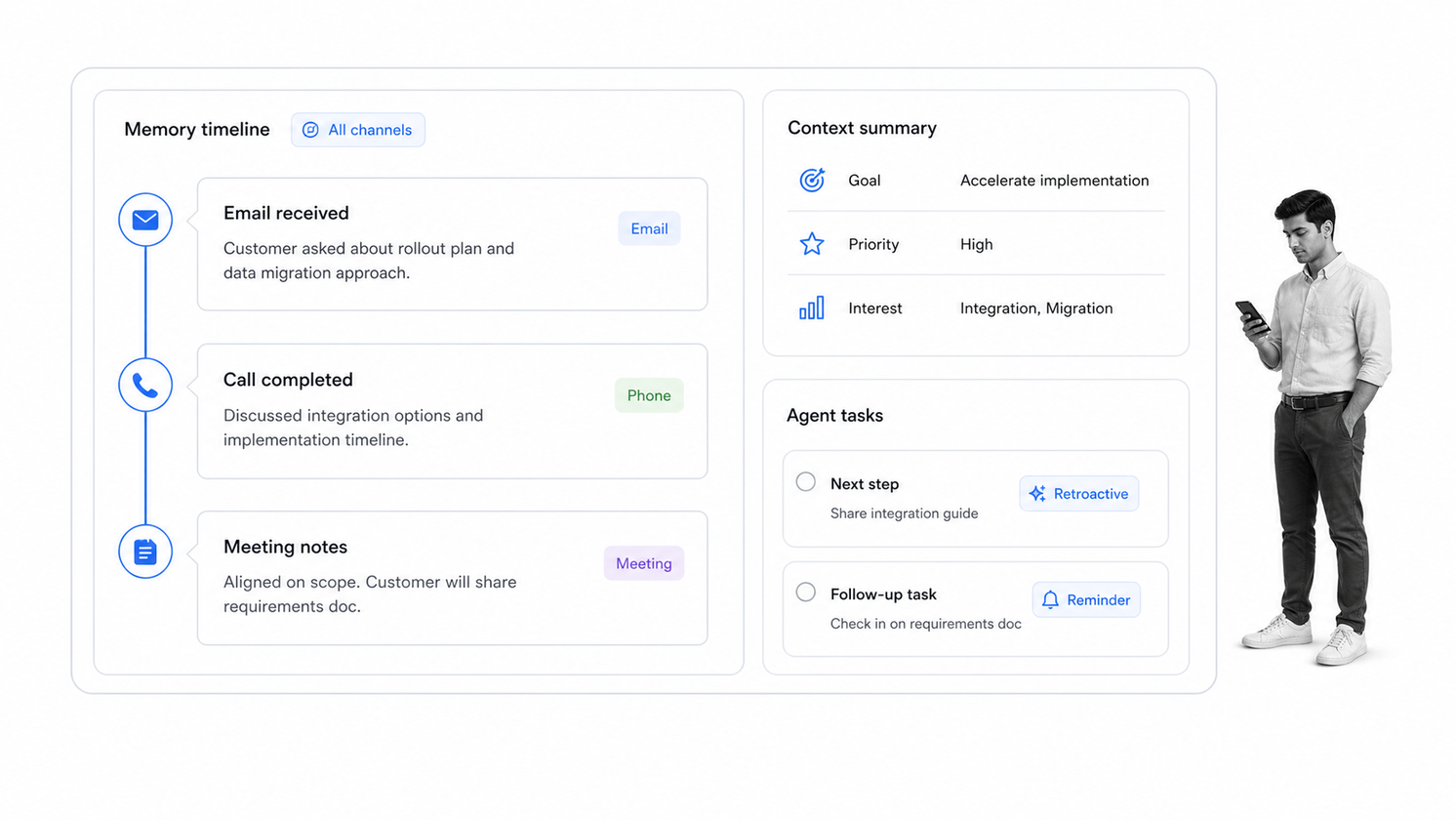 Day AI customer memory workspace for modern sales teams