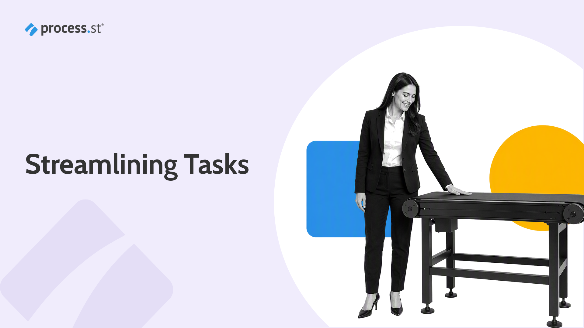 Operations architect using a physical relay machine to represent business process automation software.
