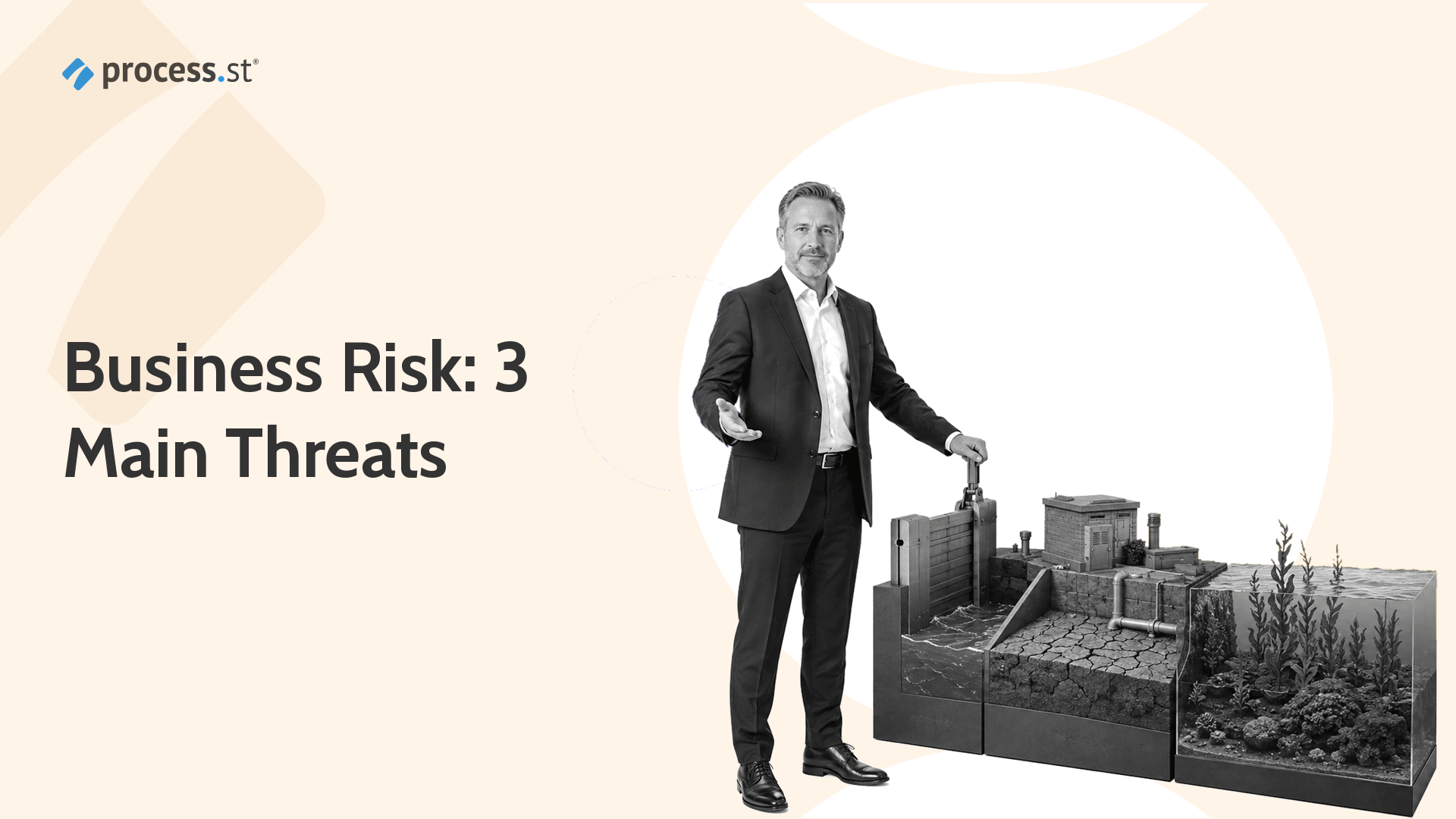 Risk leader managing a model of operational, climate, and biodiversity threats