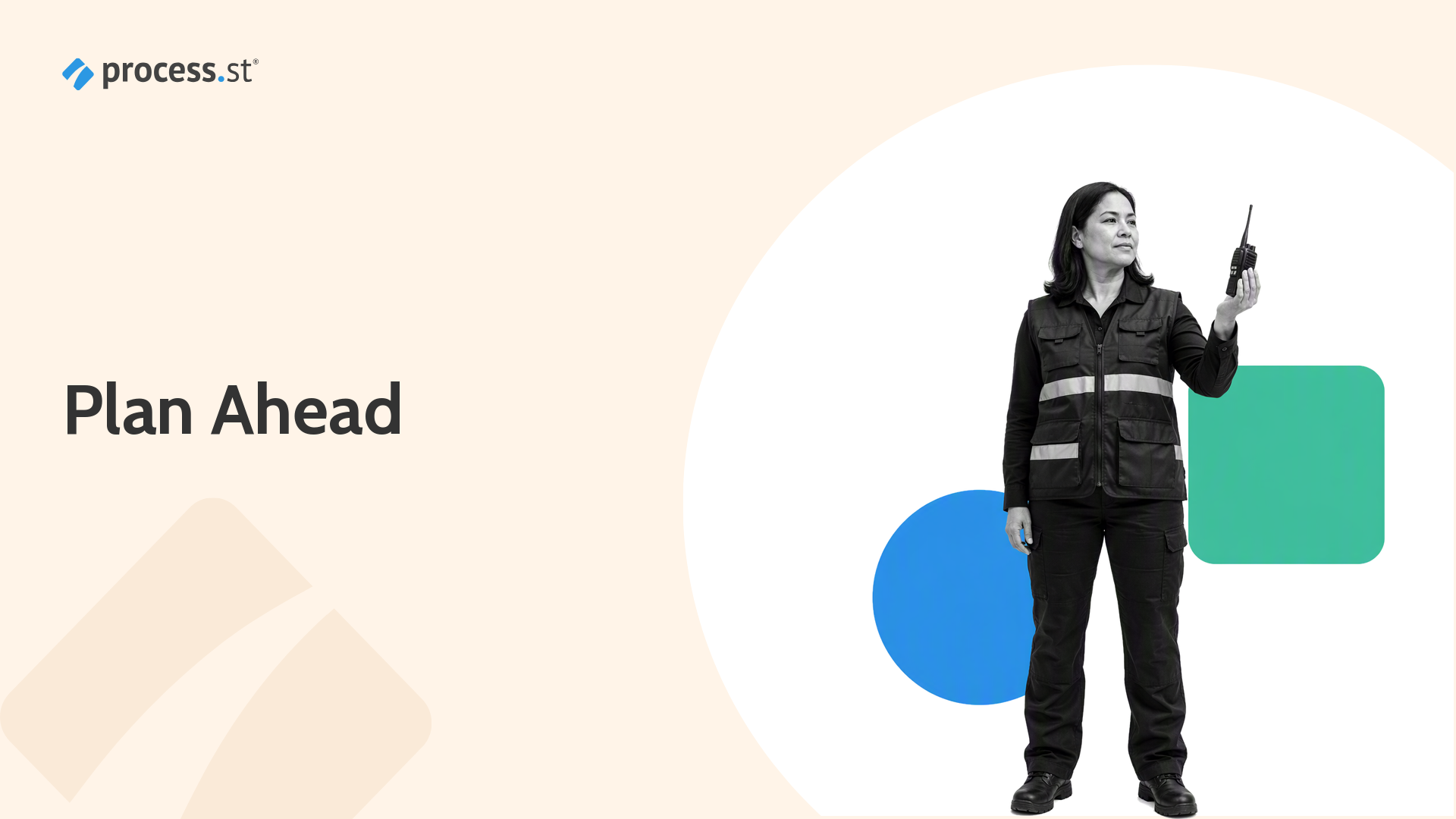 Communication plan prevents disaster with a prepared response operator and emergency broadcast equipment