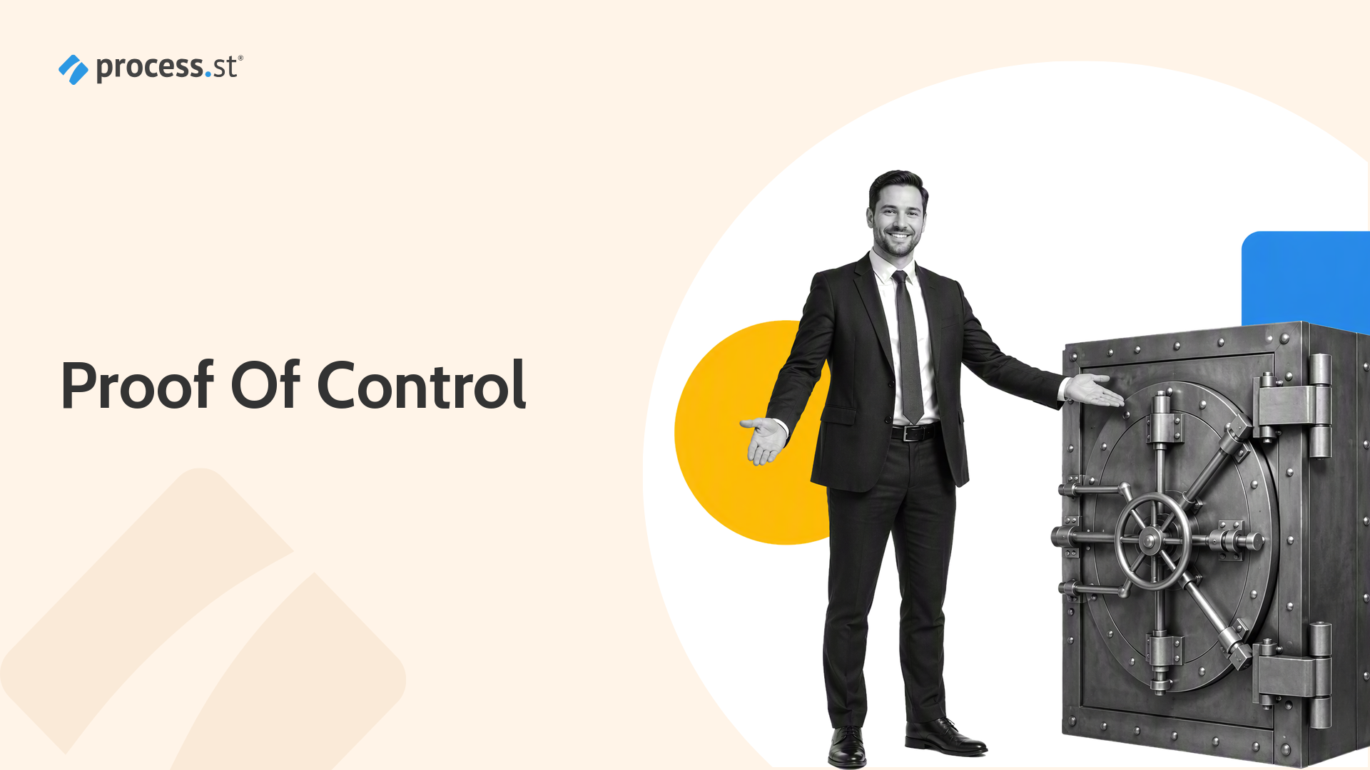 Compliance operations leader demonstrating an access-control checkpoint as proof of control