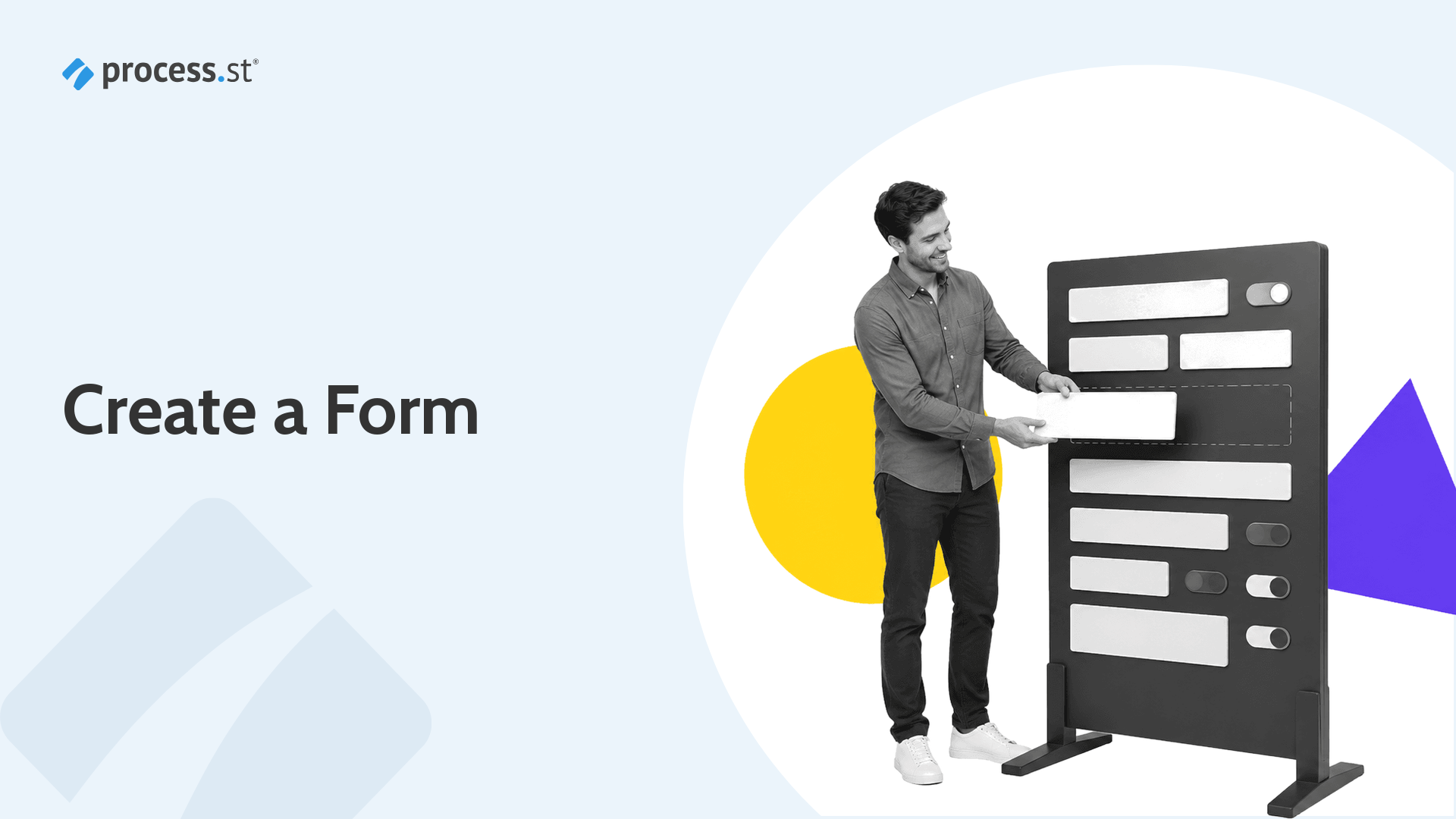 Form experience designer adjusting a physical online form-builder instrument