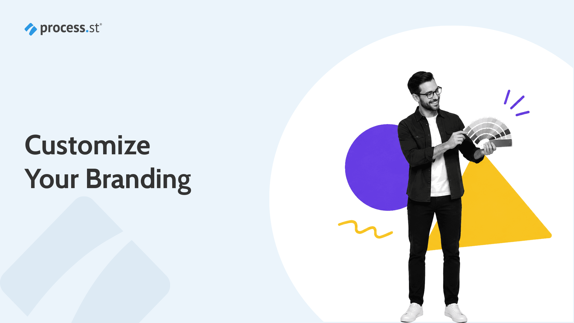 Brand operations manager using a custom cover-image and emoji-icon identity press