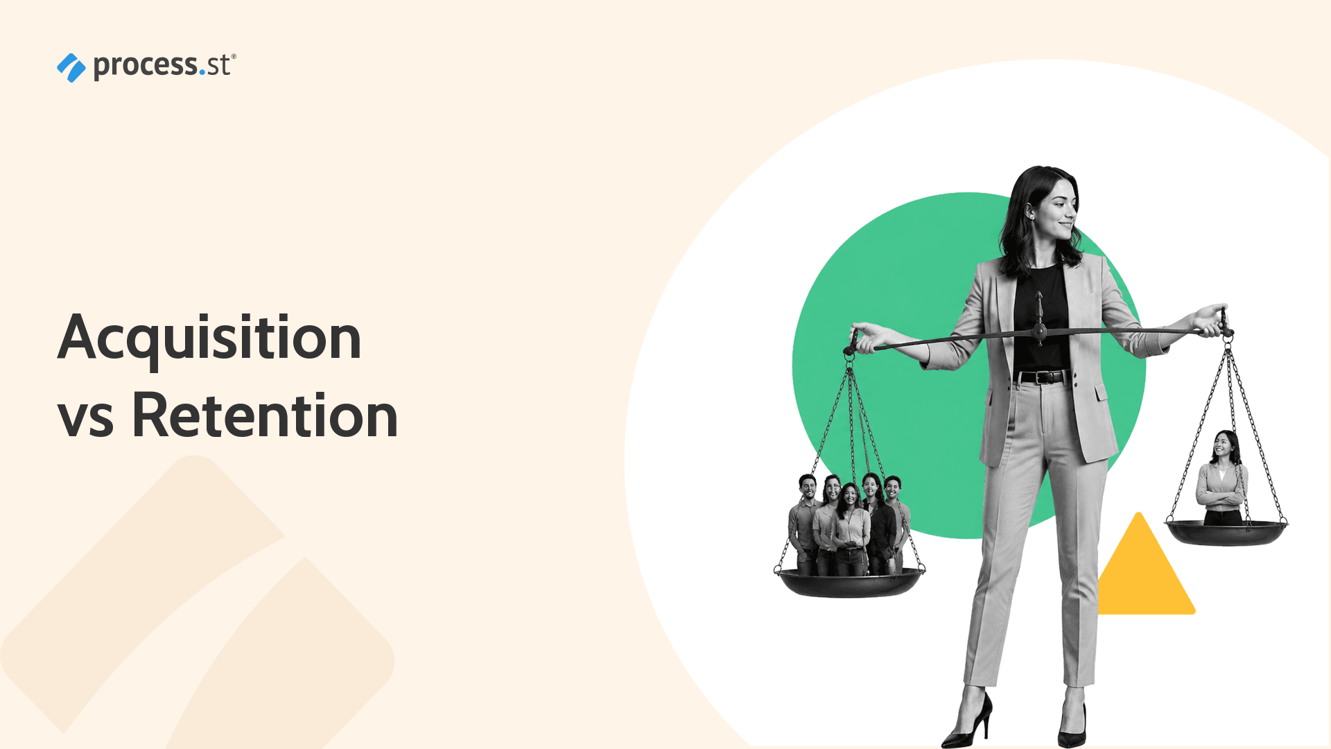 Marketing strategist balancing customer acquisition and customer retention investment