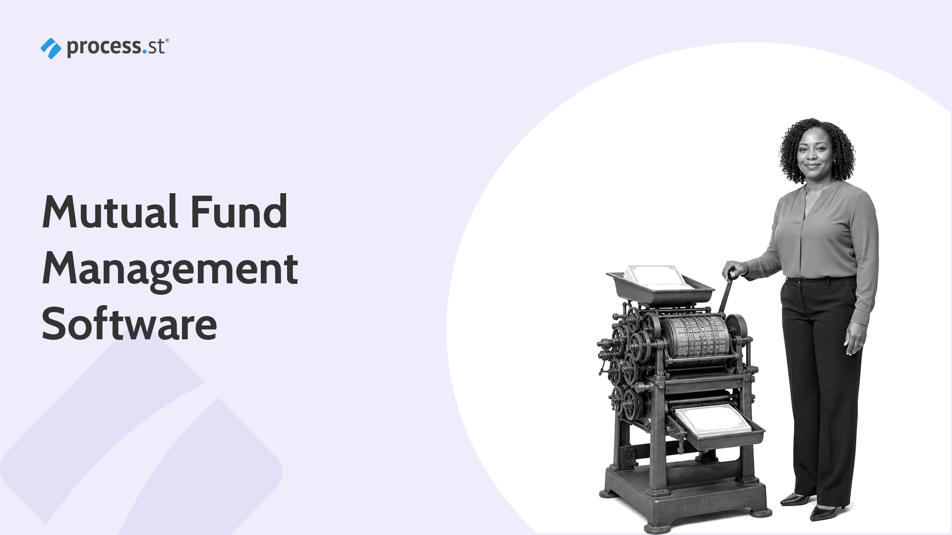 Mutual fund operations manager using a portfolio NAV calculation machine