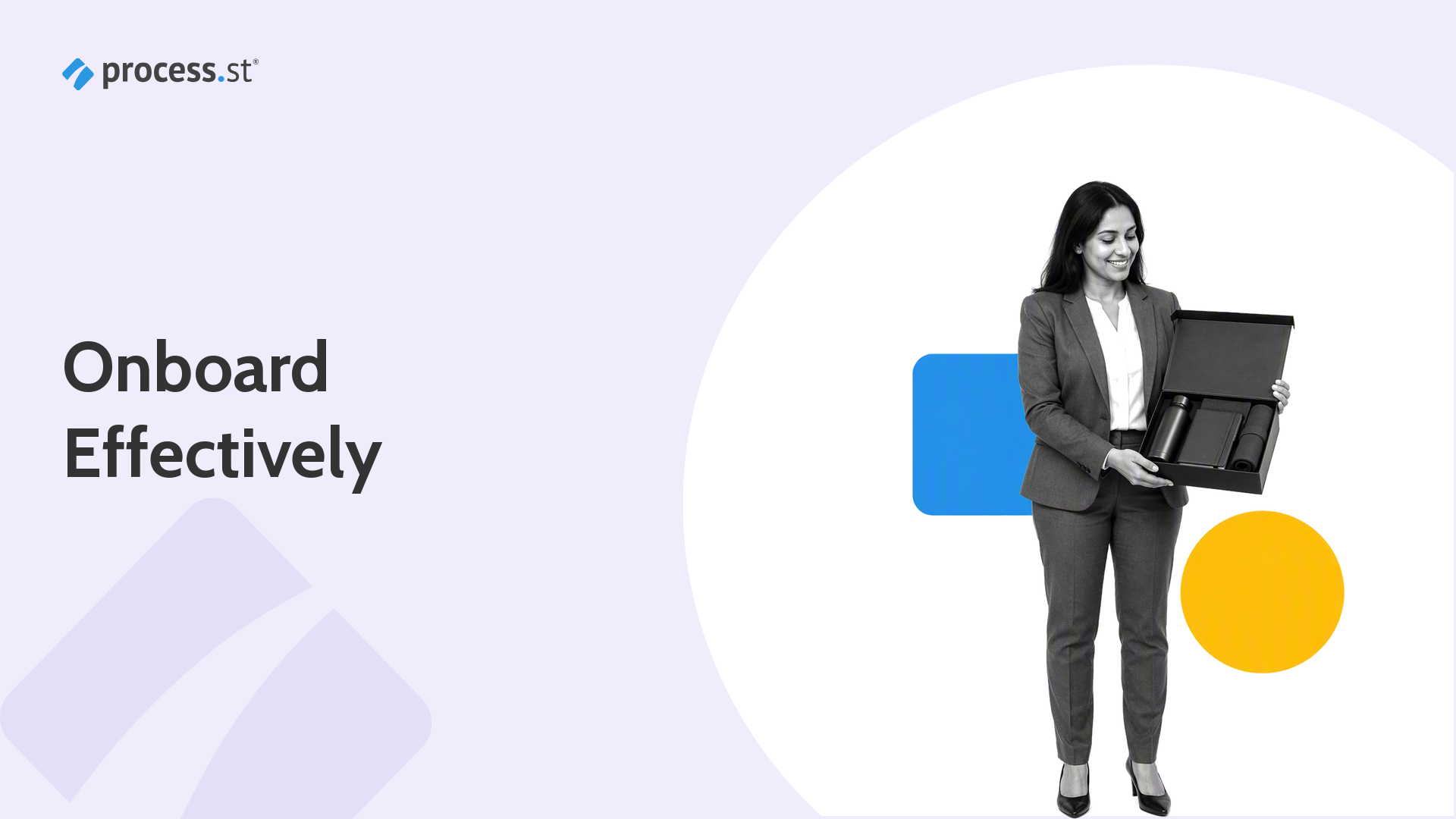 Onboarding operations manager using an access and welcome provisioning station