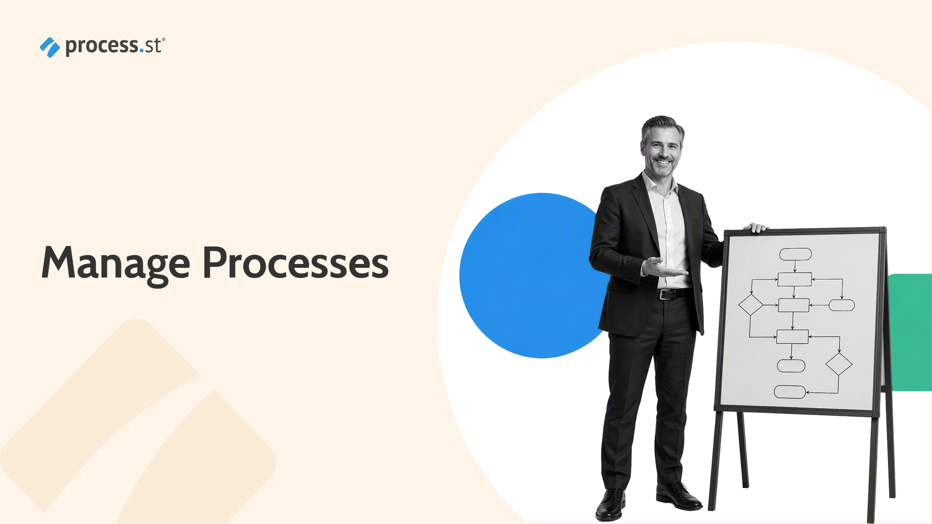 Operations leader calibrating a process management program control instrument