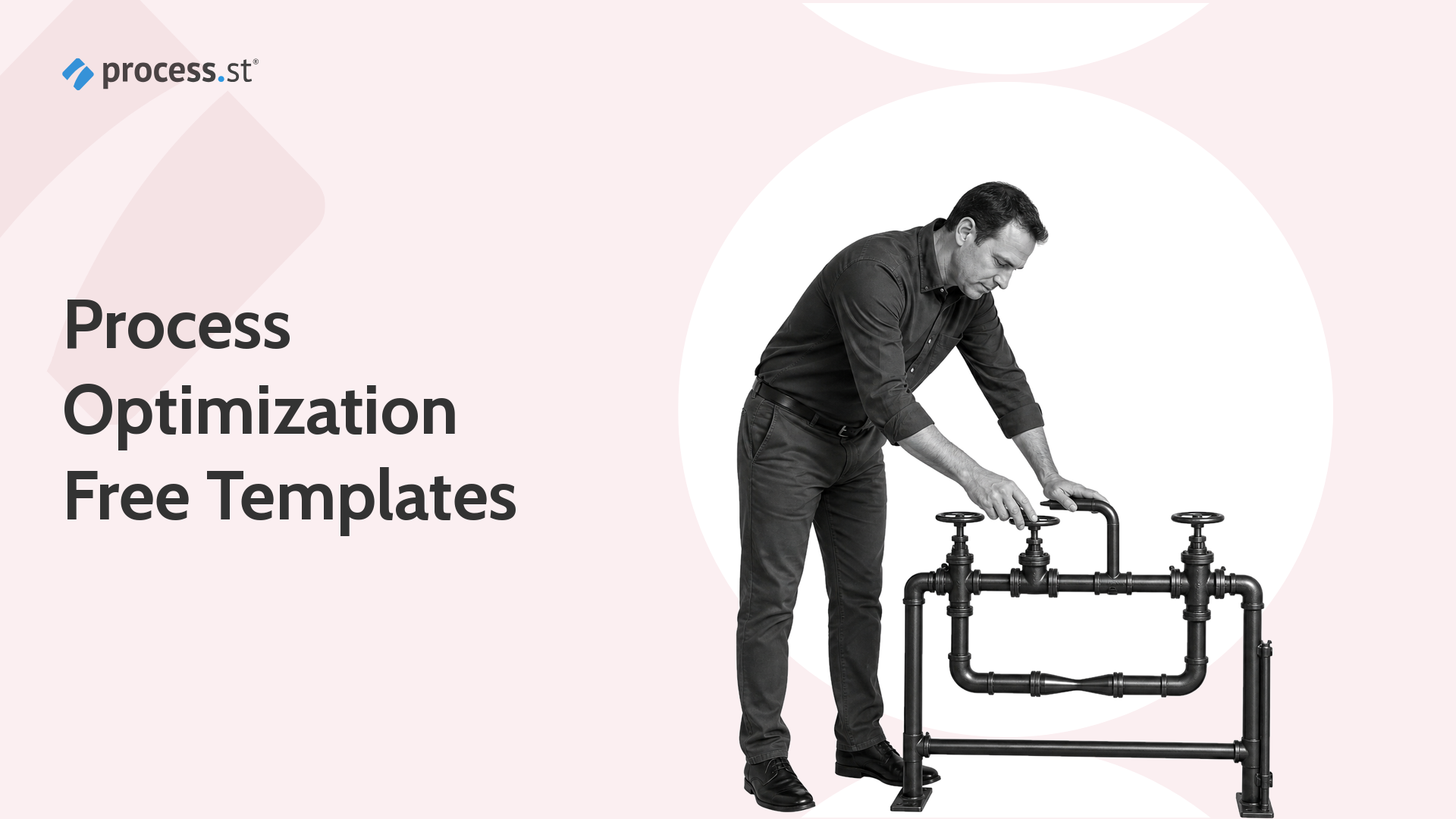 Operations leader adjusting a mechanical process flow to remove a bottleneck