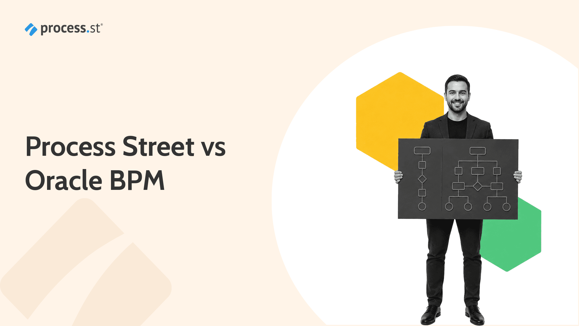 Operations architect comparing Process Street and Oracle BPM workflow designs