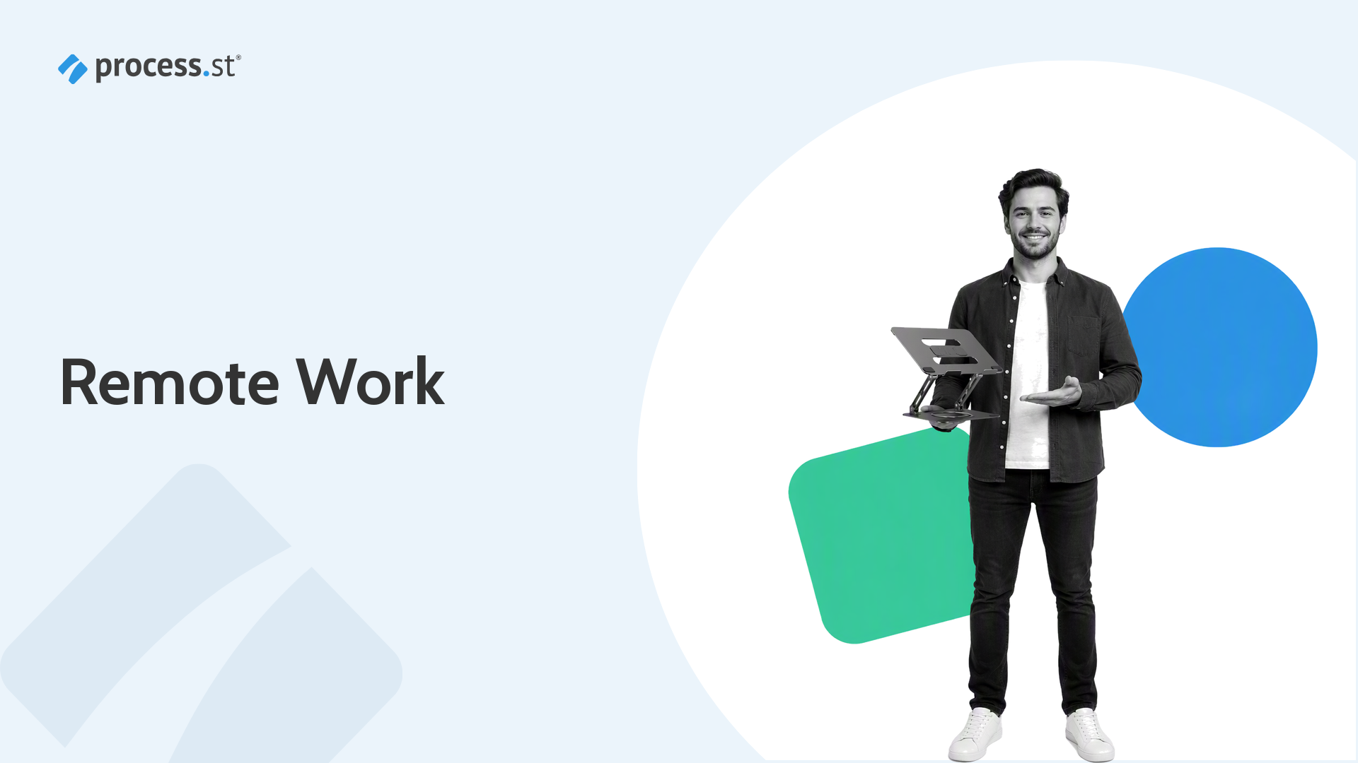Remote work software hero image for distributed team operations