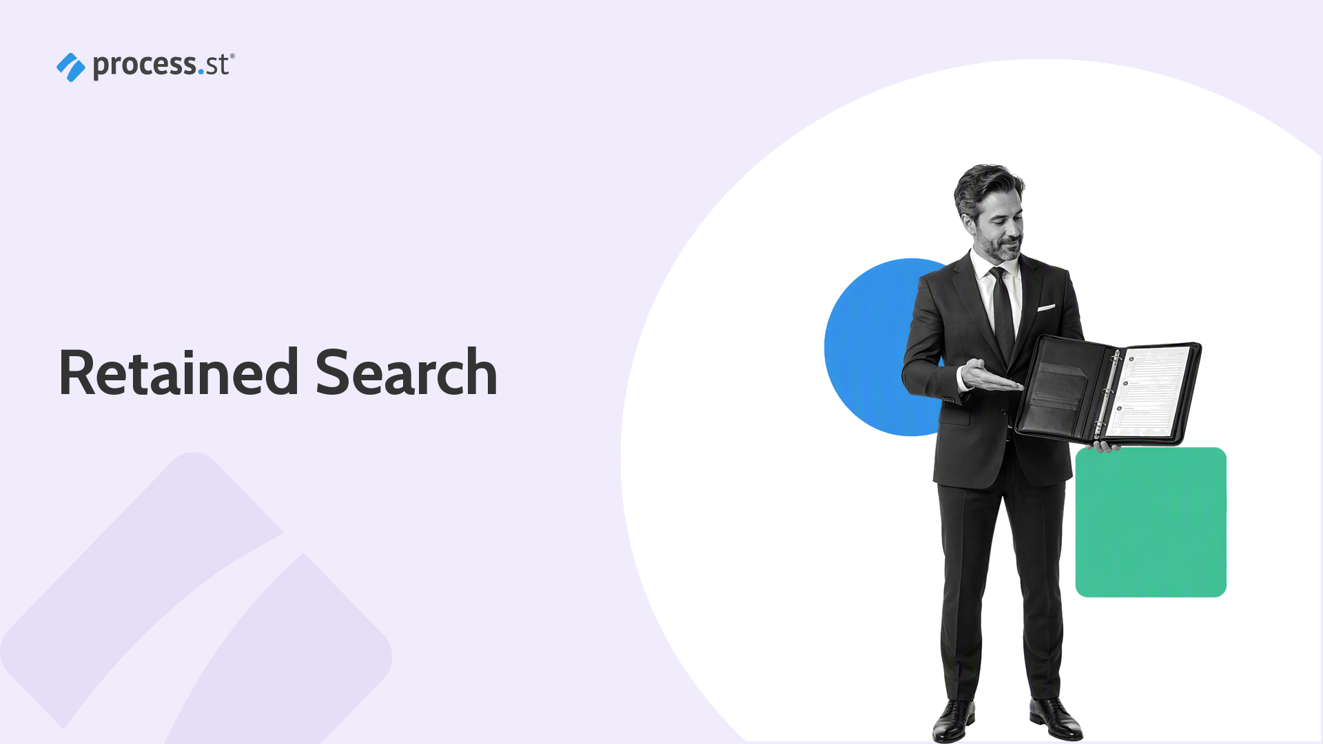 HR leader running a retained executive search process