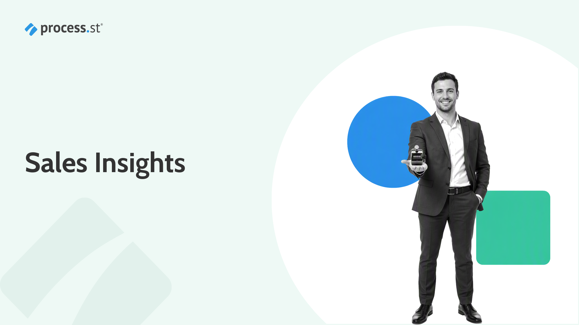 Revenue operations manager reviewing game-changing sales metrics in a Process Street blog header