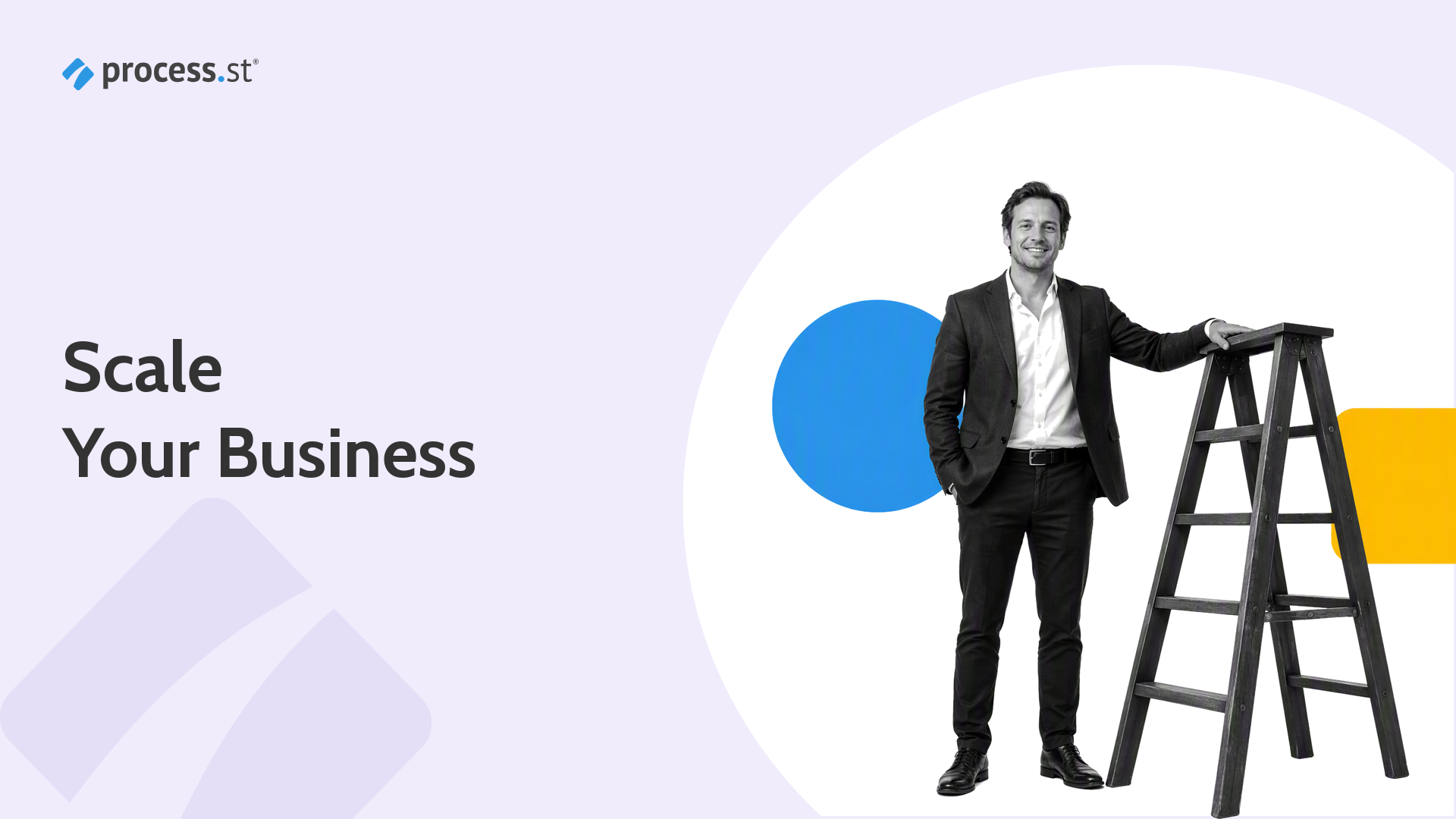 Black and white operations founder adding a modular storefront model for a scalable business header
