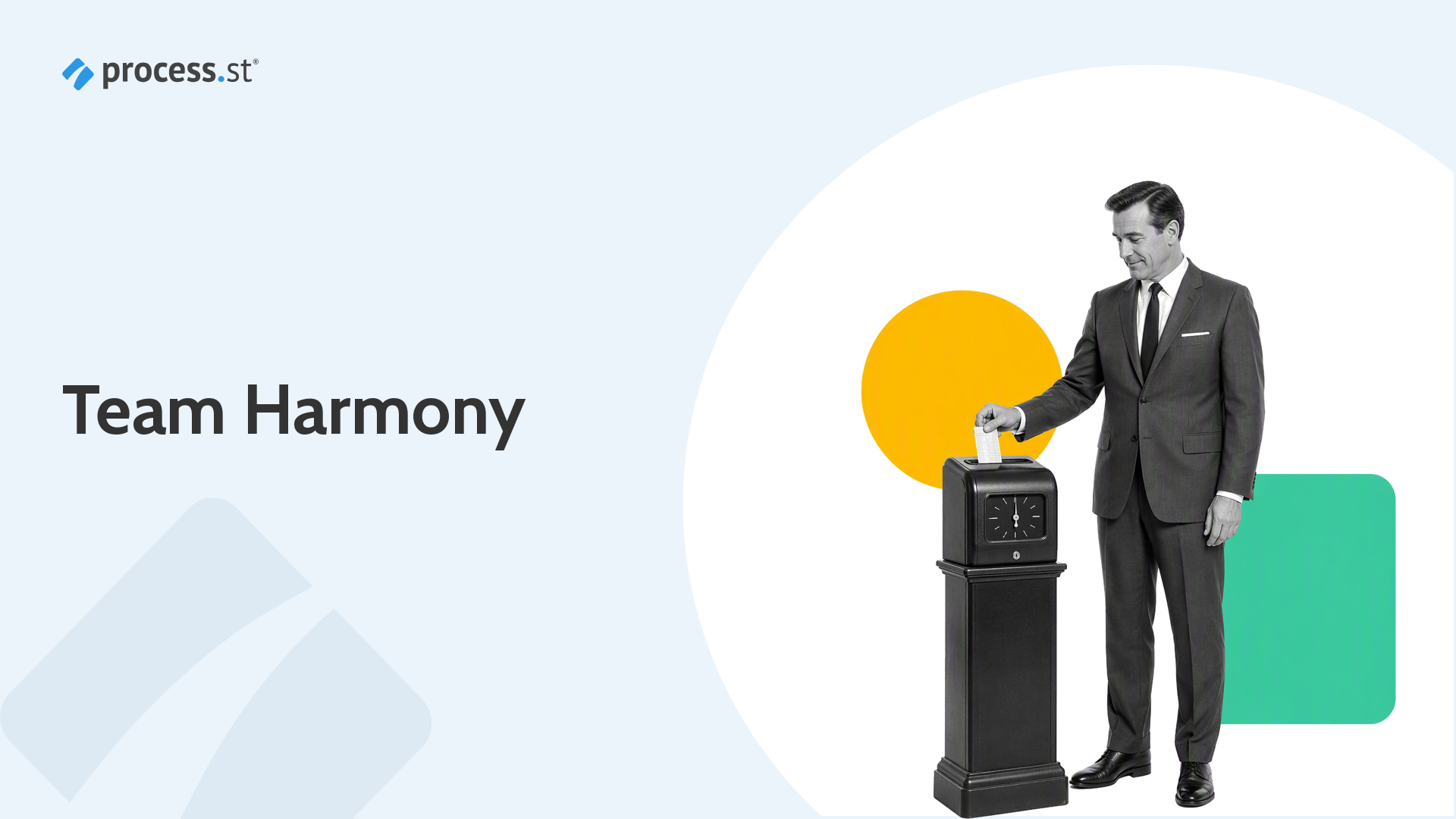 Staff management software workflow with an operations leader routing employee assignments