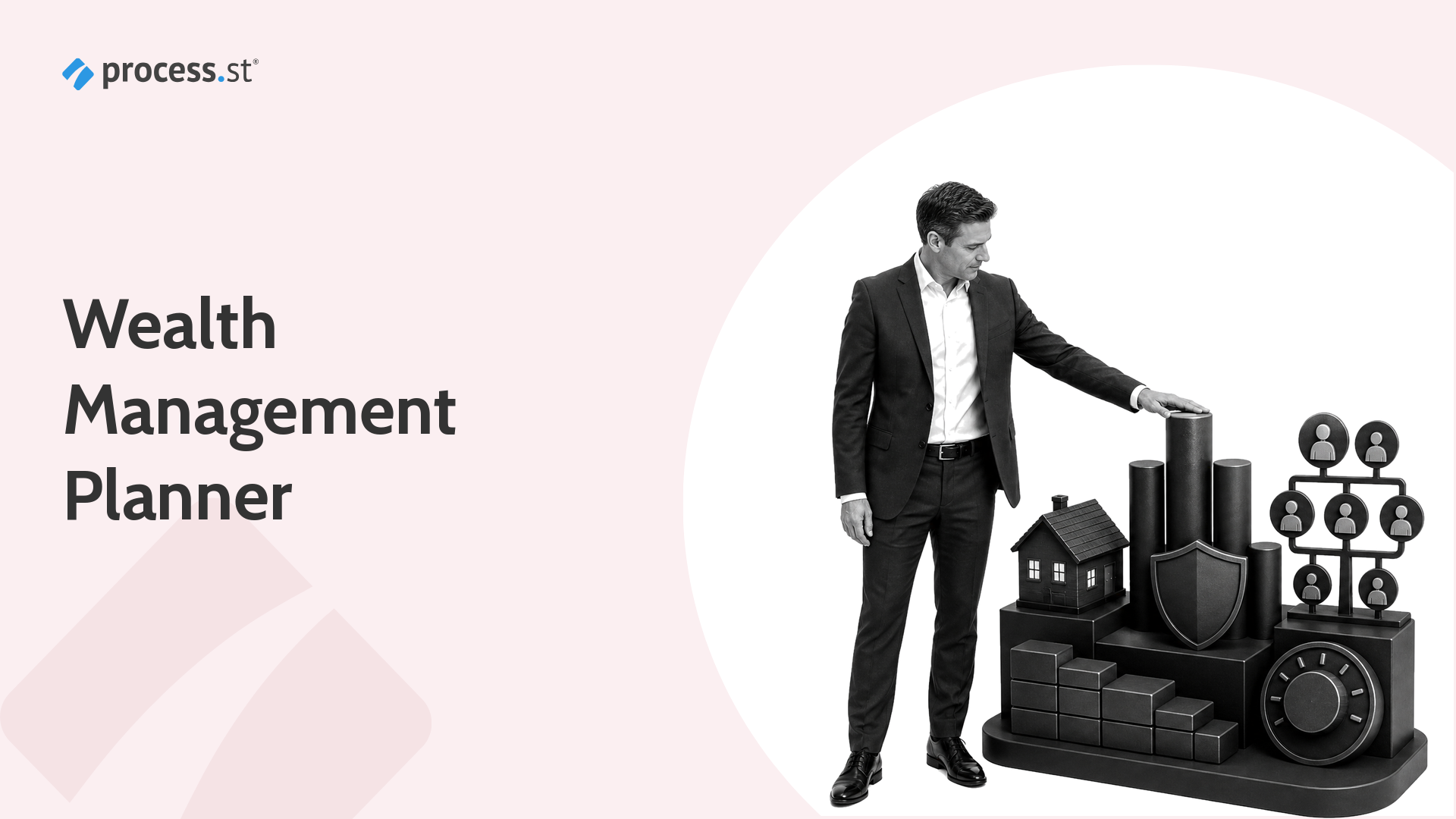 Wealth management planner coordinating goals, reviews, and action owners - Process Street