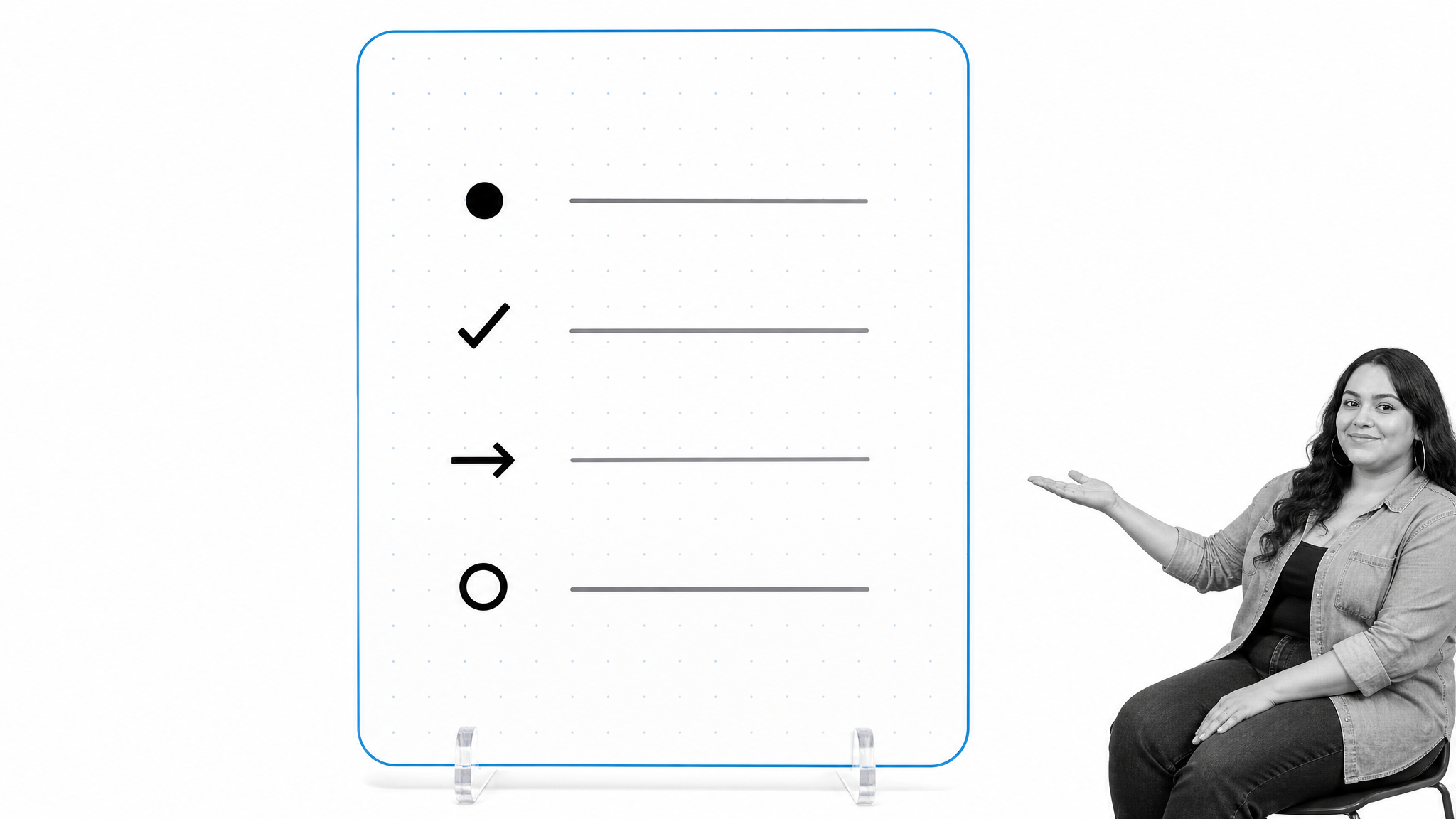 Bullet journal rapid-logging symbol legend