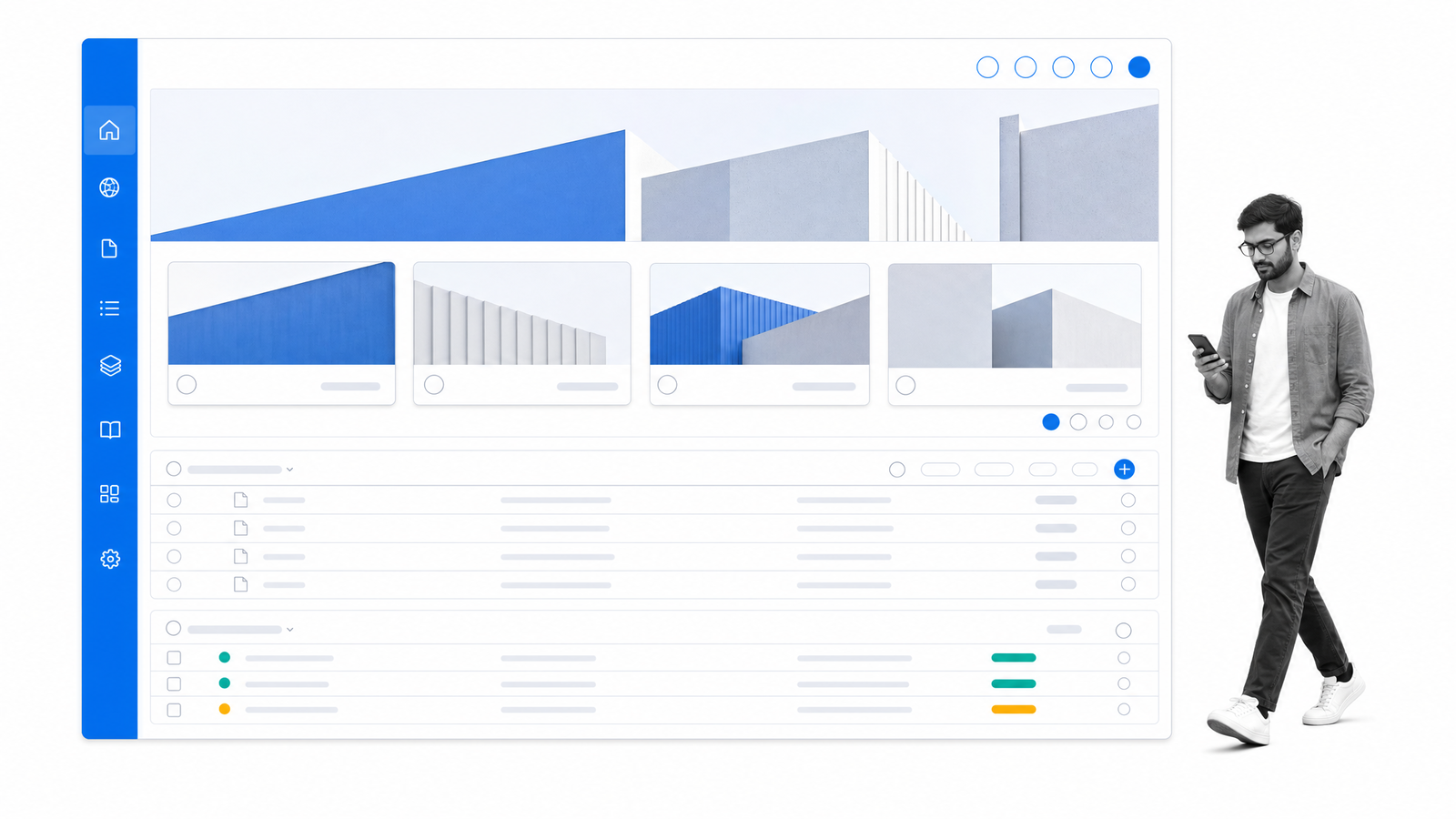SharePoint communication site with news documents lists and sites