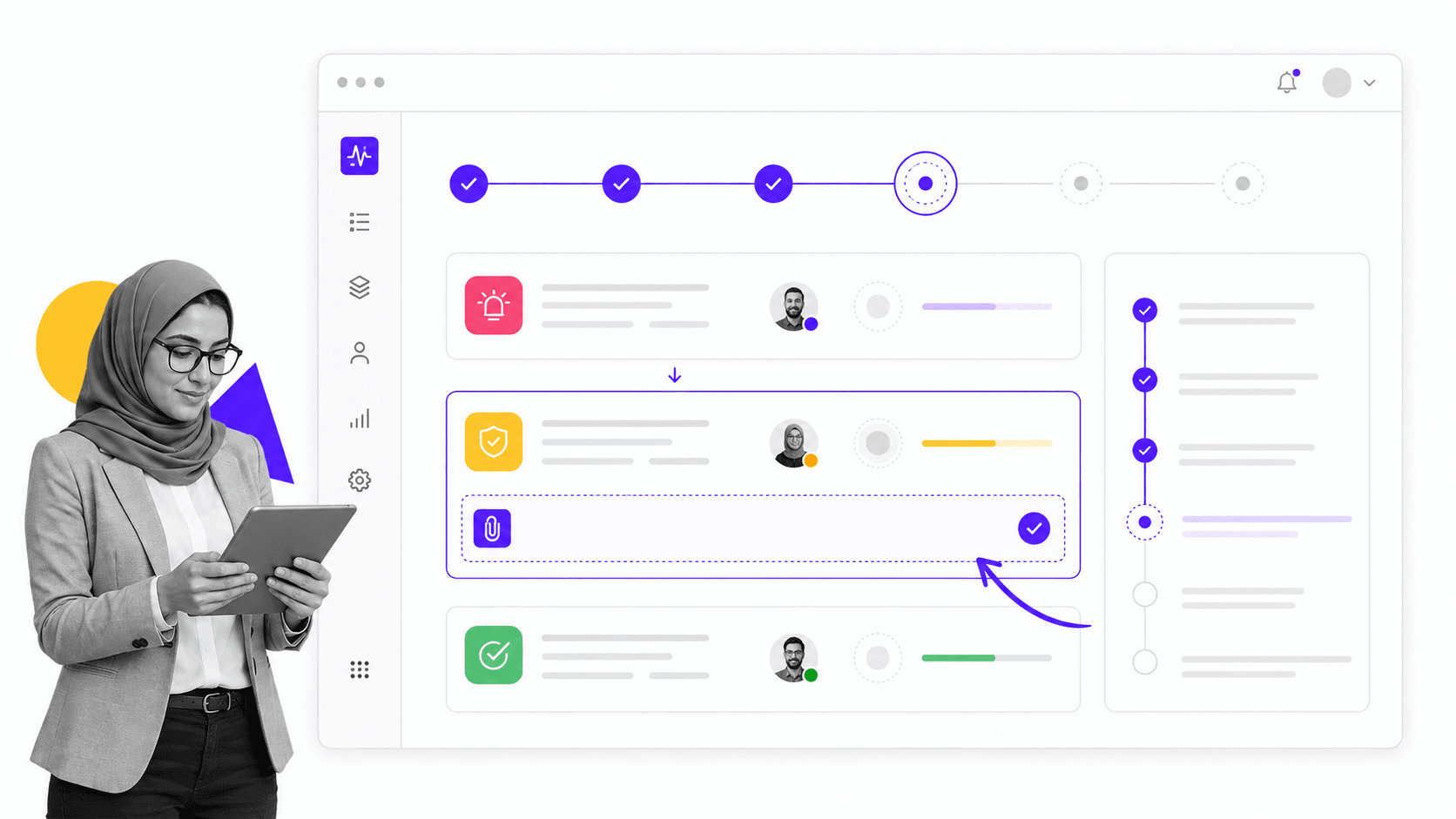 Service recovery workflow routing feedback to an accountable owner