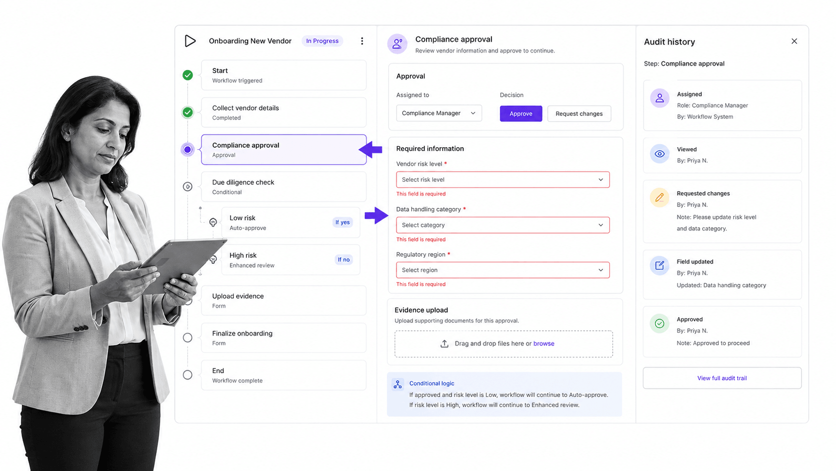 Process Street product interface for the best Process Street alternatives comparison