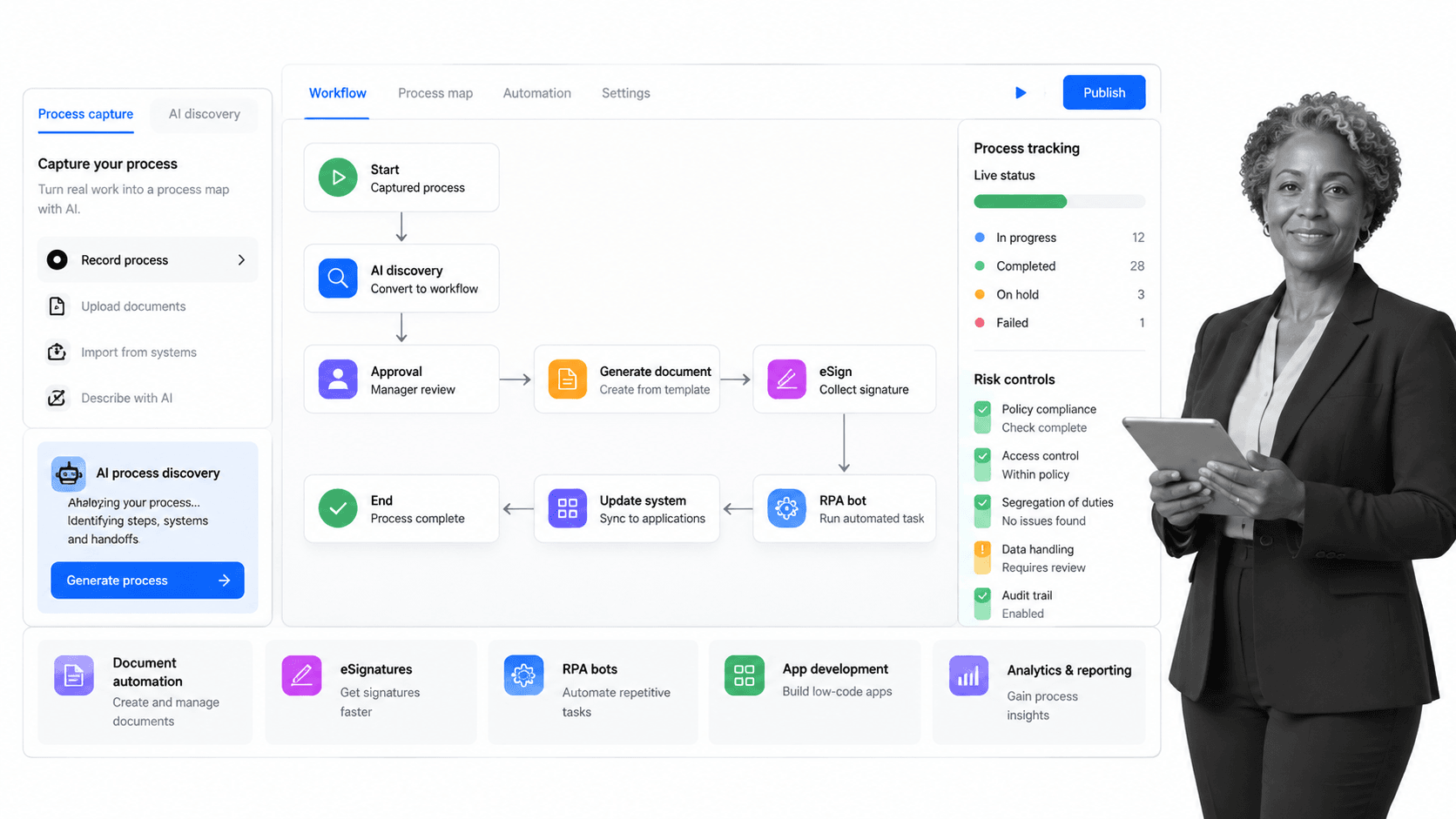 Nintex product interface for the best Process Street alternatives comparison