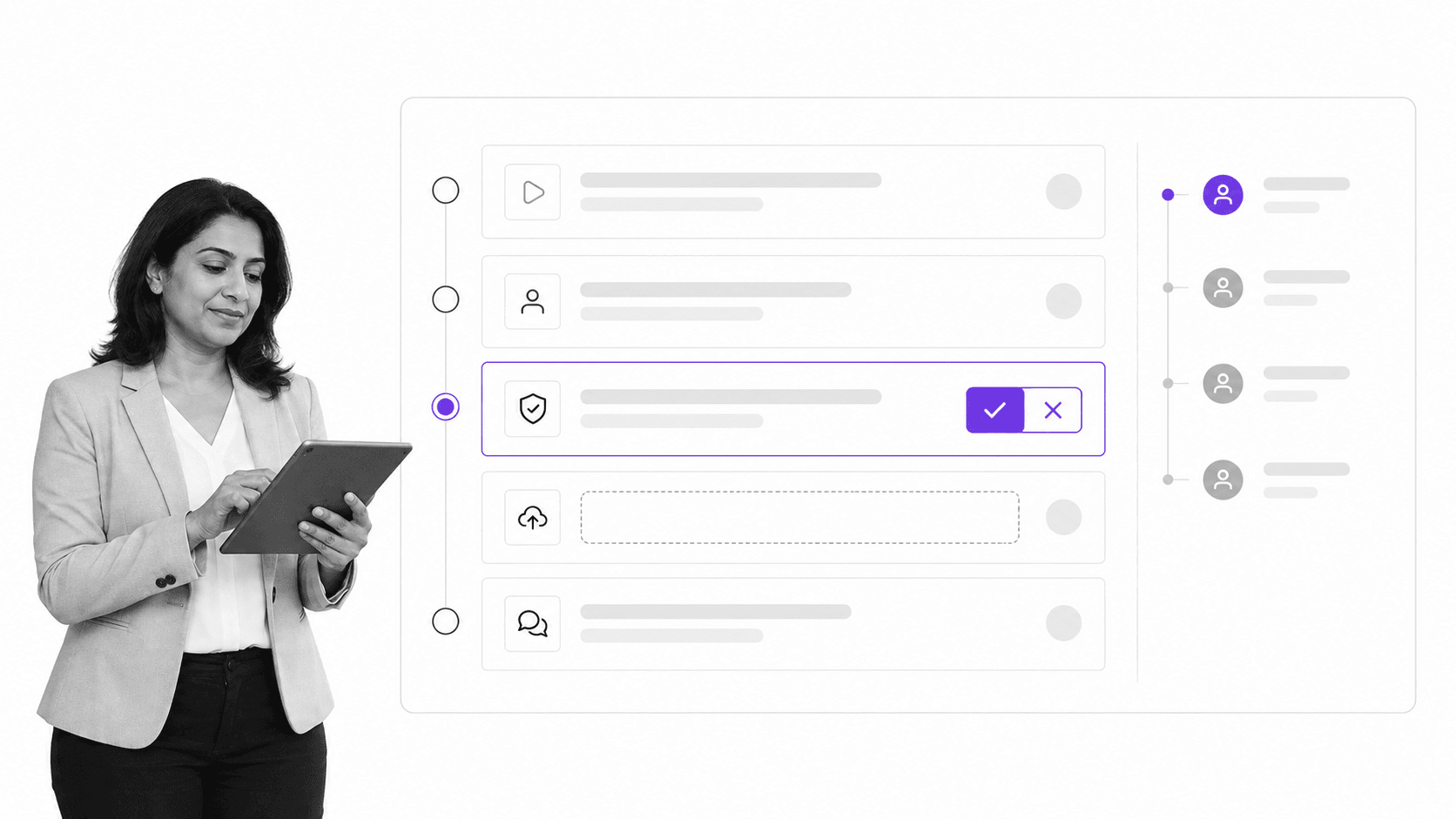 Process Street interface for enforceable, trackable recurring process and SOP workflows