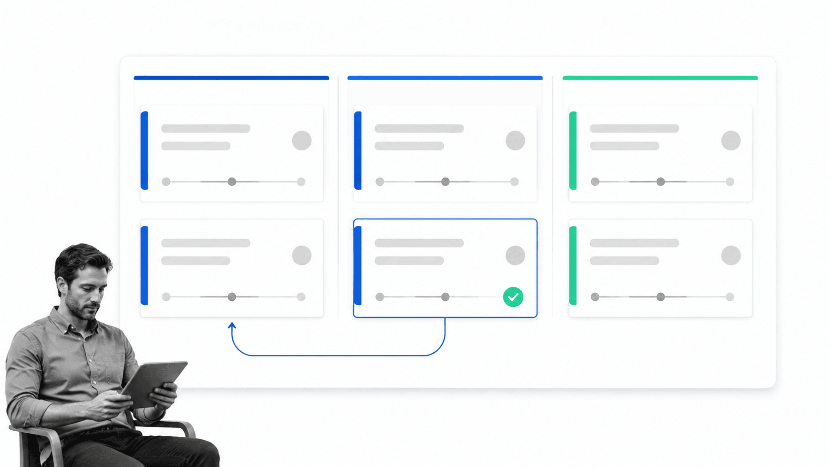 Task tool implementation workflow with a selected pilot review card