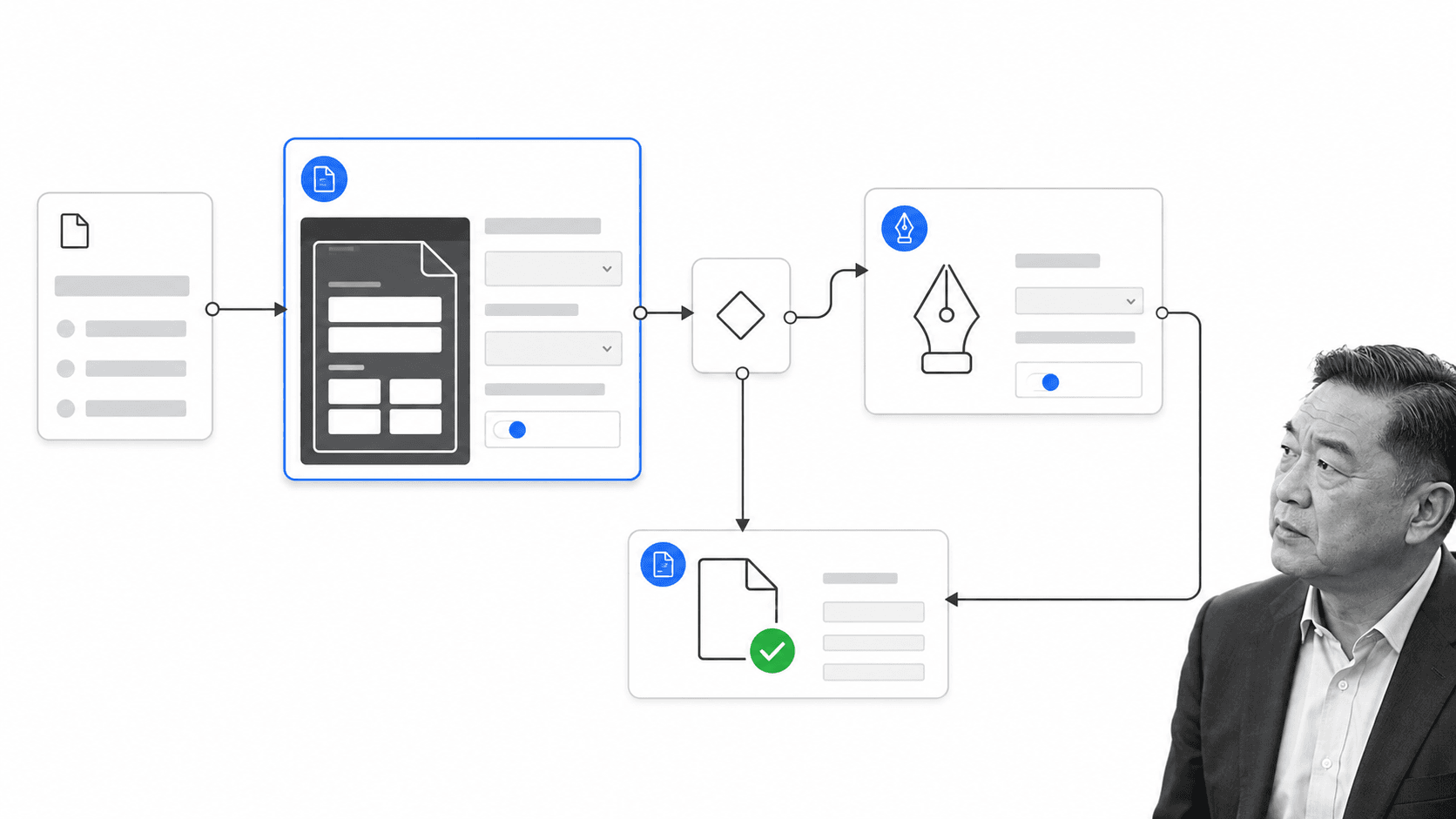 Nintex product interface as a WebCON BPS alternative for broad enterprise workflow, document, form, and RPA automation