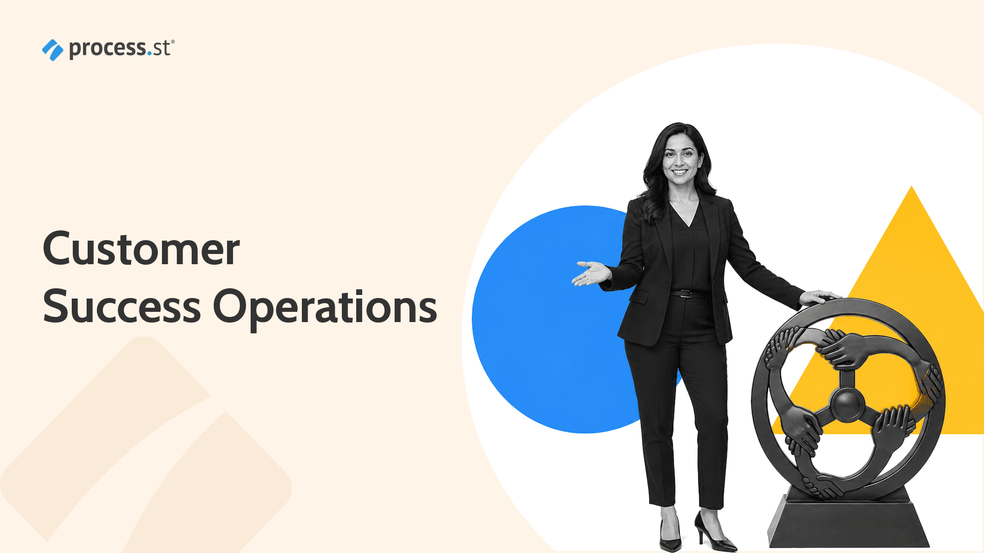 Customer success operations leader routing customer communication through a controlled process