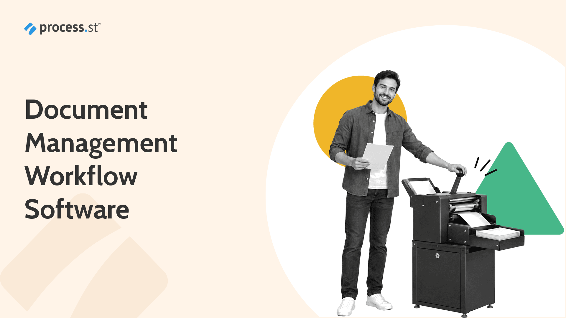 Document Management Workflow Software routing a controlled document through review