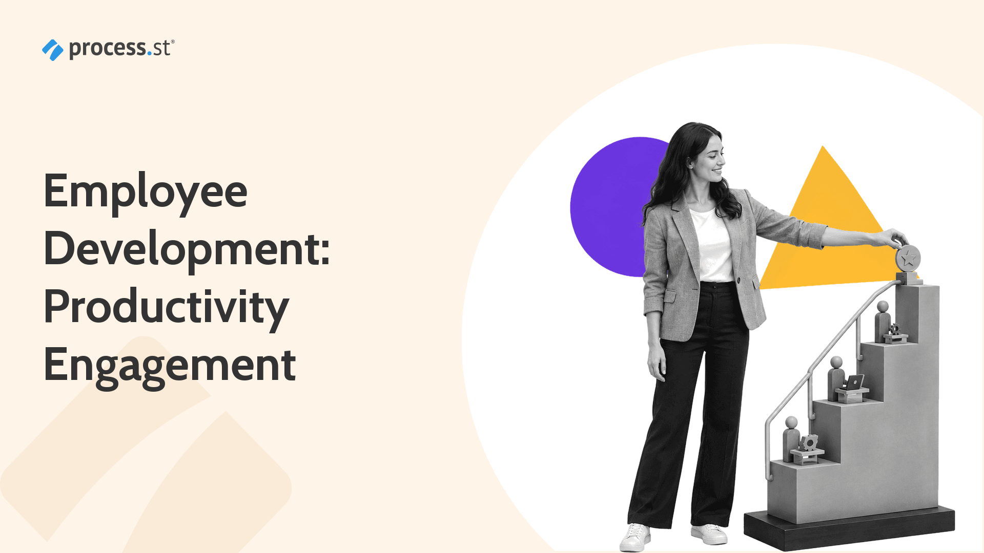 Learning leader guiding an employee through a structured skills progression model