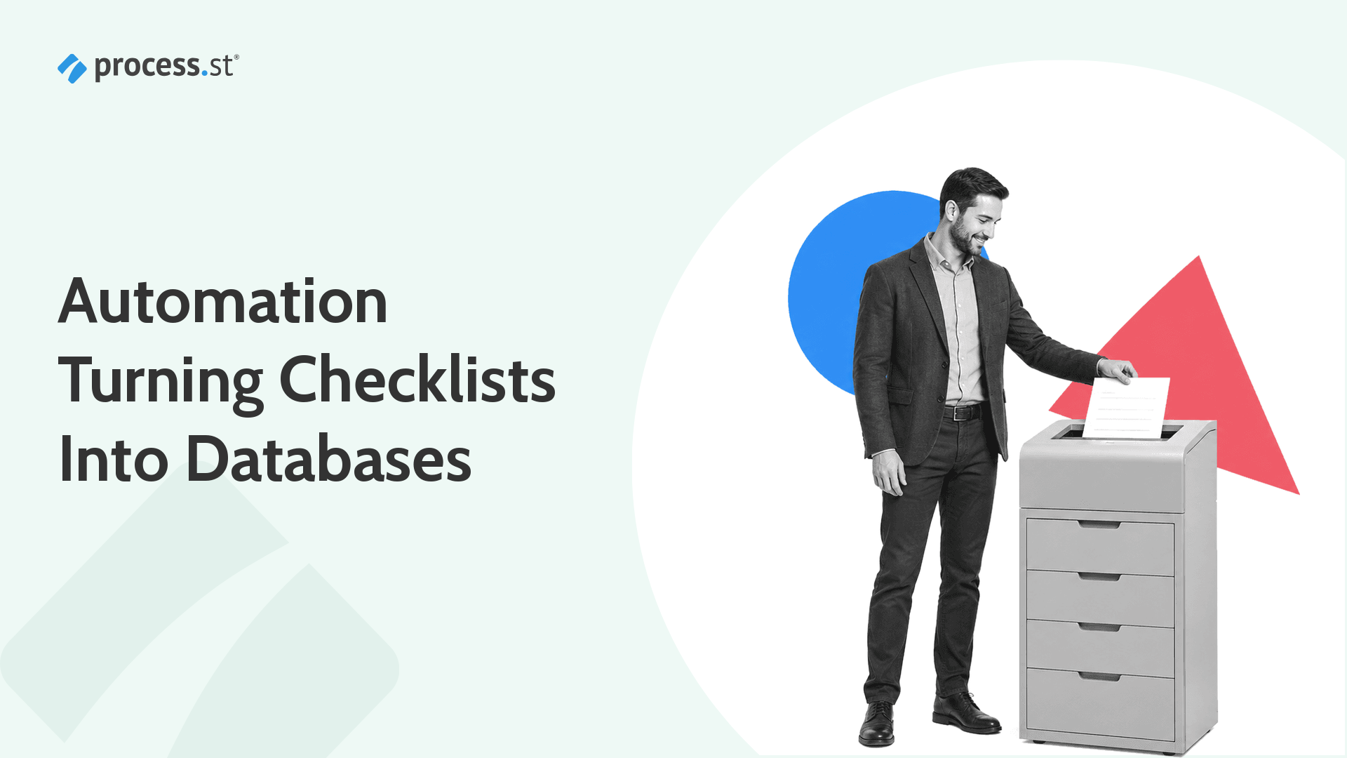 Operations manager using a form scanner that organizes checklist inputs into structured records