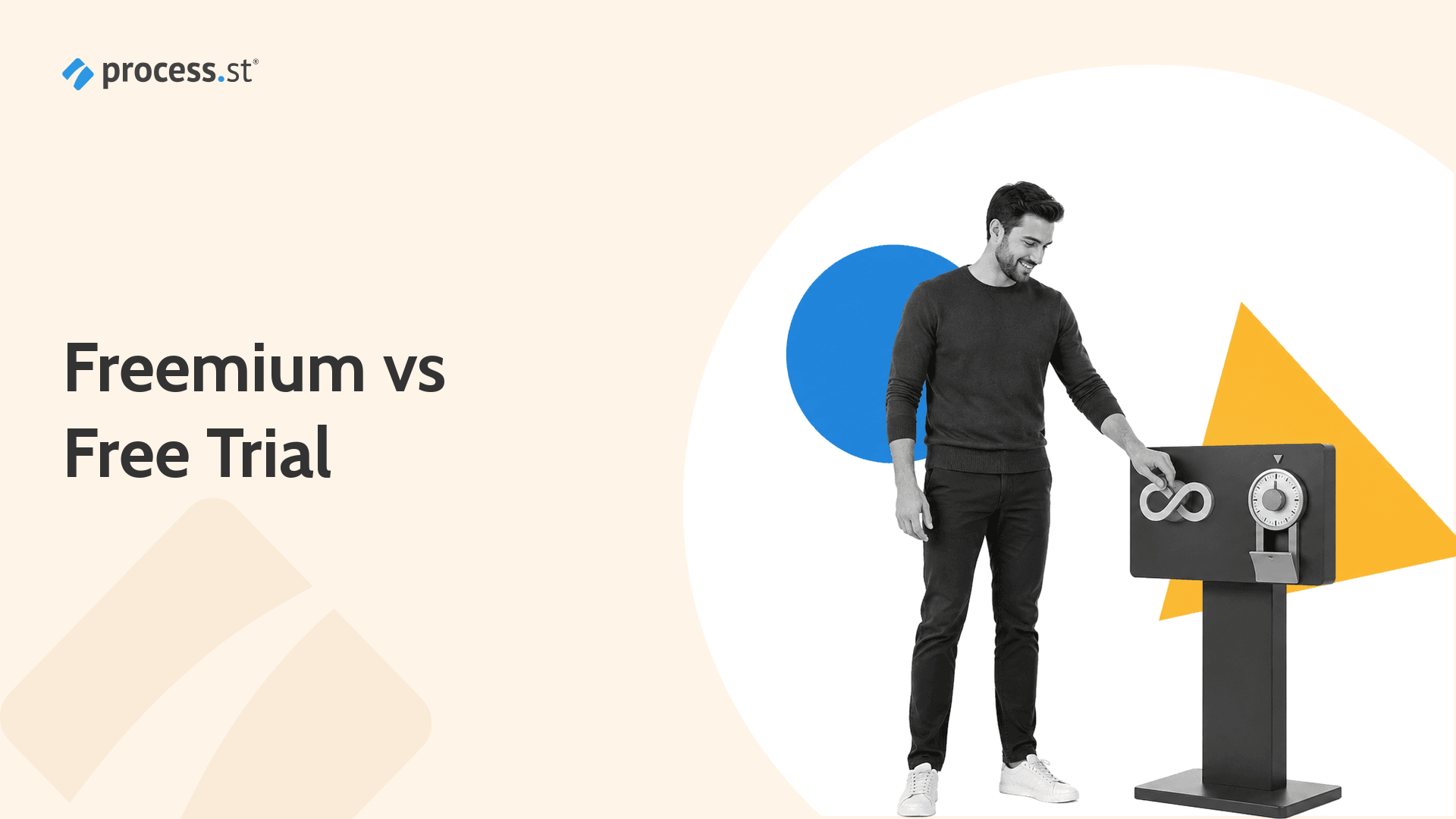 Founder comparing freemium access with a time-limited free trial