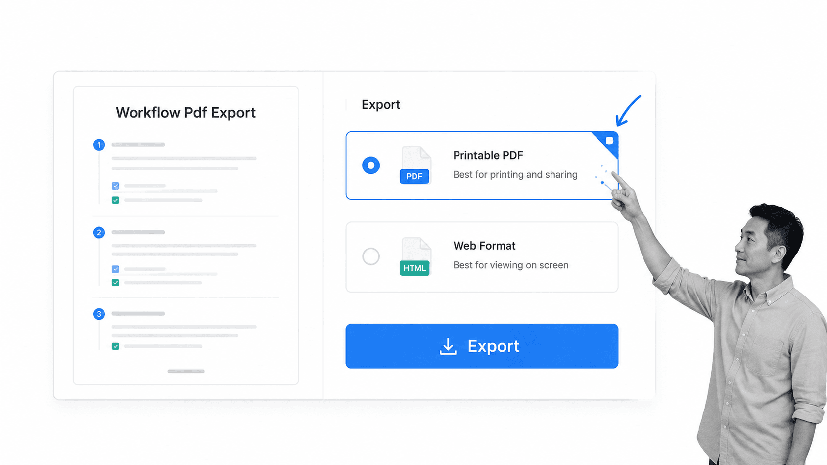 Exporting a Process Street workflow as a printable PDF