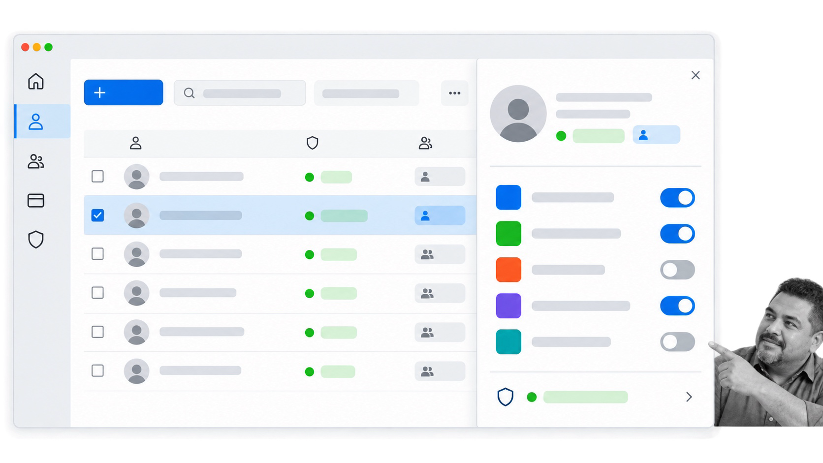 Cloud productivity suite administration controls for users and access