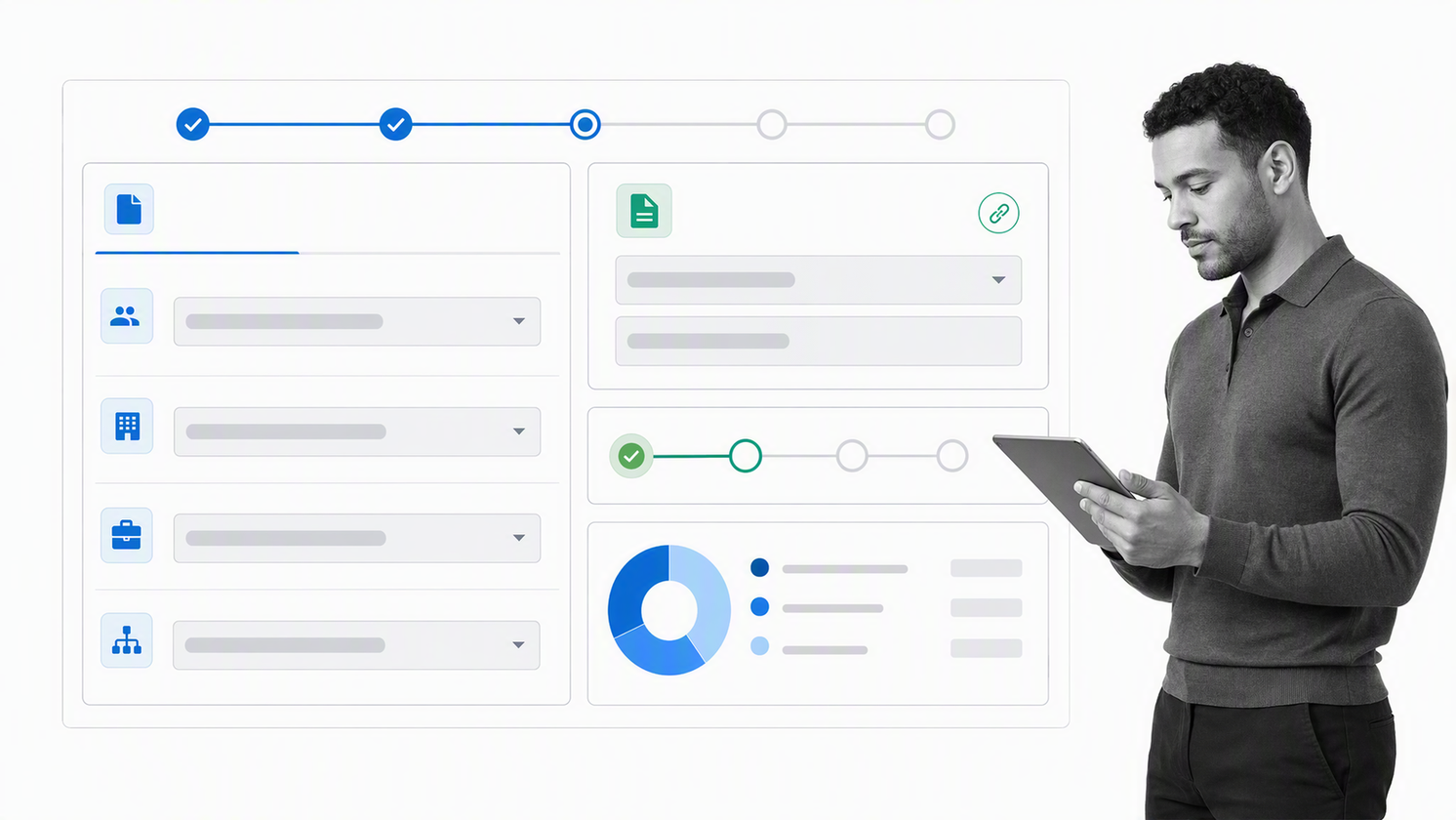 Oracle Fusion Cloud ERP procurement work area with purchase approval, supplier, and financial impact