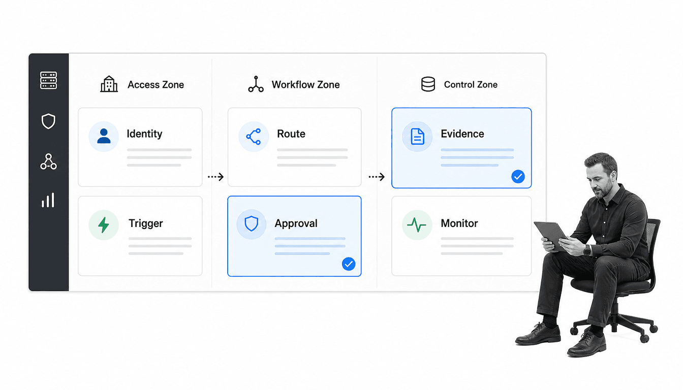 Workflow management app execution path