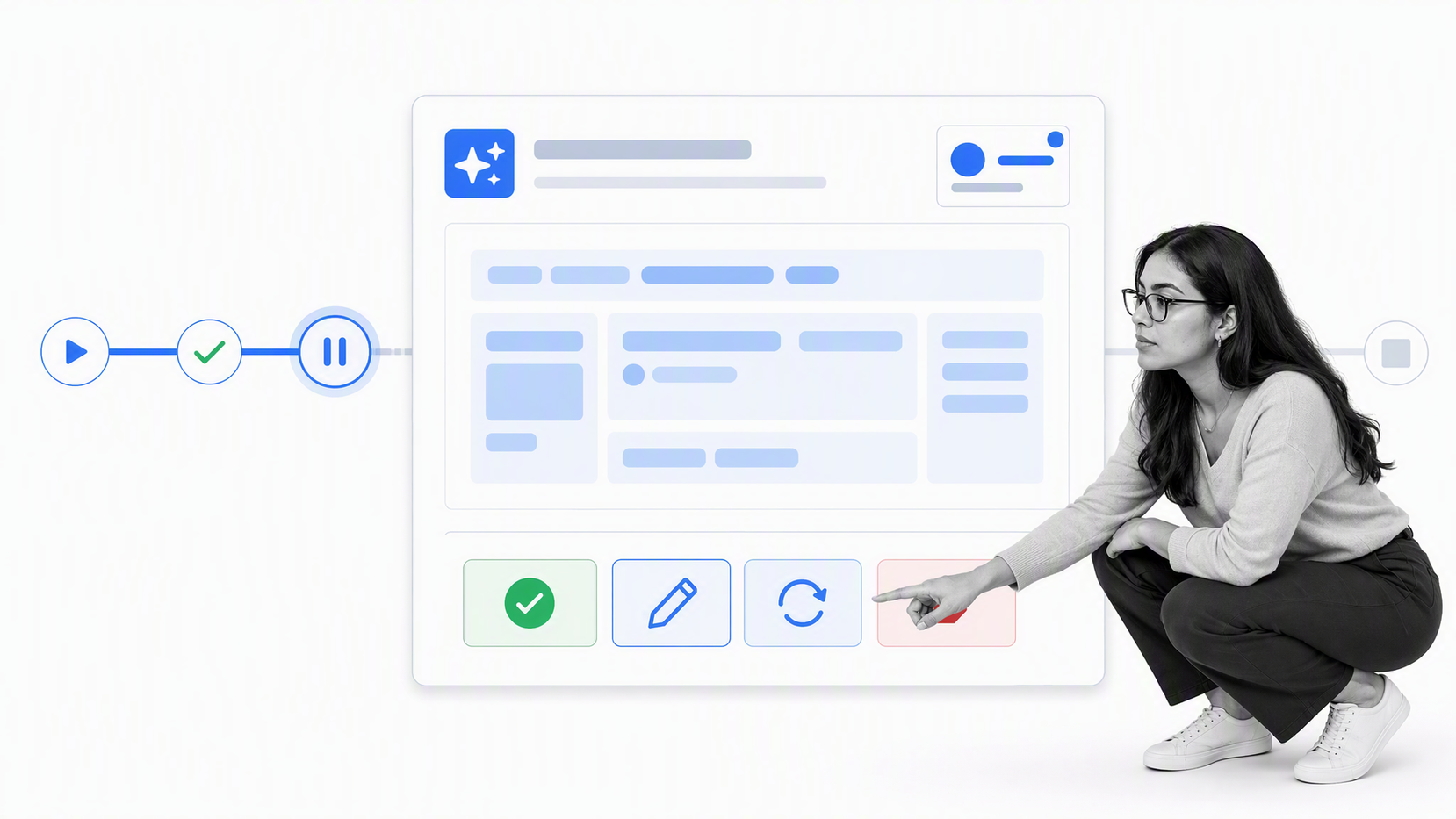 Relay.app workflow paused for human review of an AI-generated output